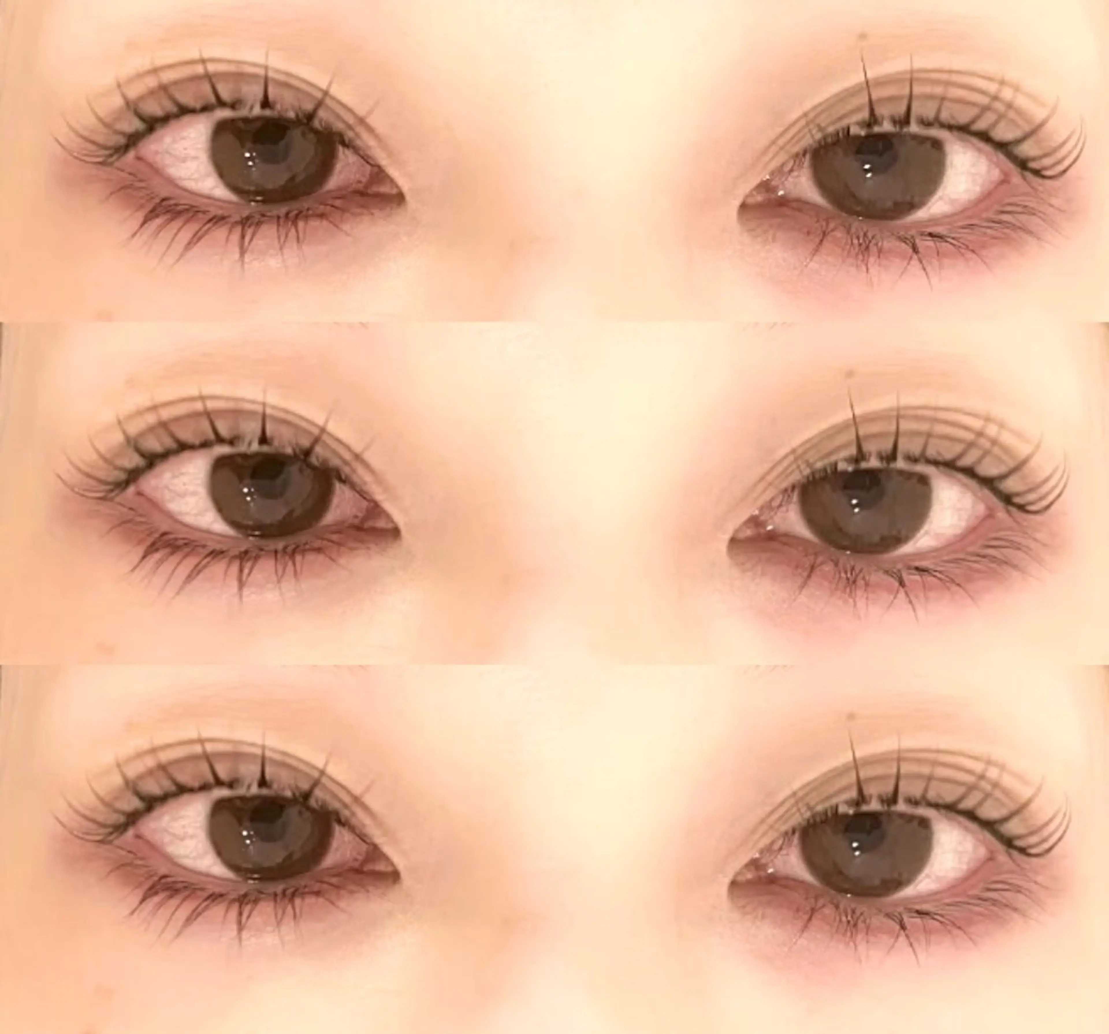 マツエク・マツパ 束感まつ毛 韓国風マツエク マツパ 福田 麻弥のマツエク・マツパデザイン