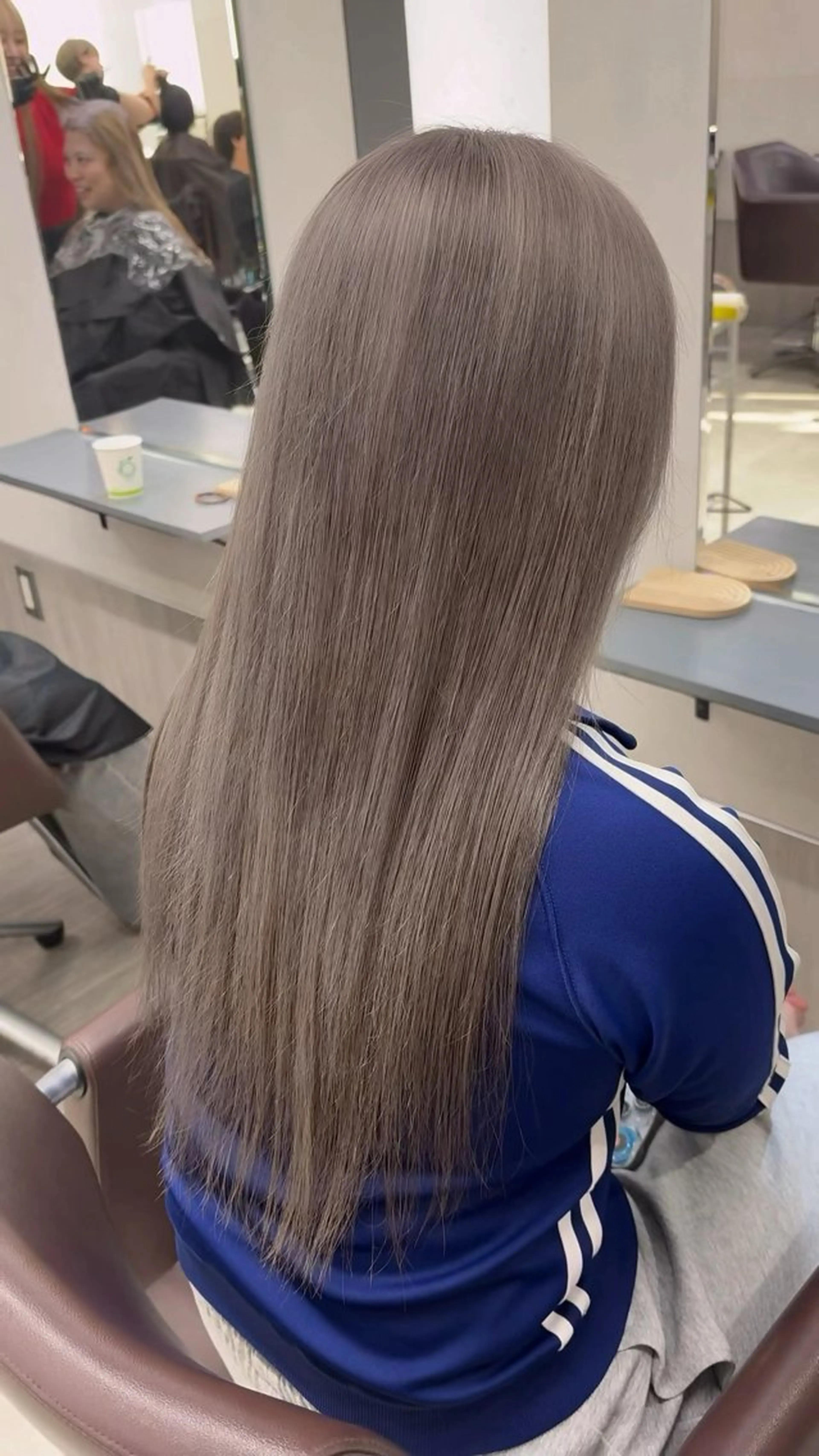 ロング カラー ヘアカラー トリートメント ミルクティー/ピンク /ブロンド 咲良のヘアスタイル