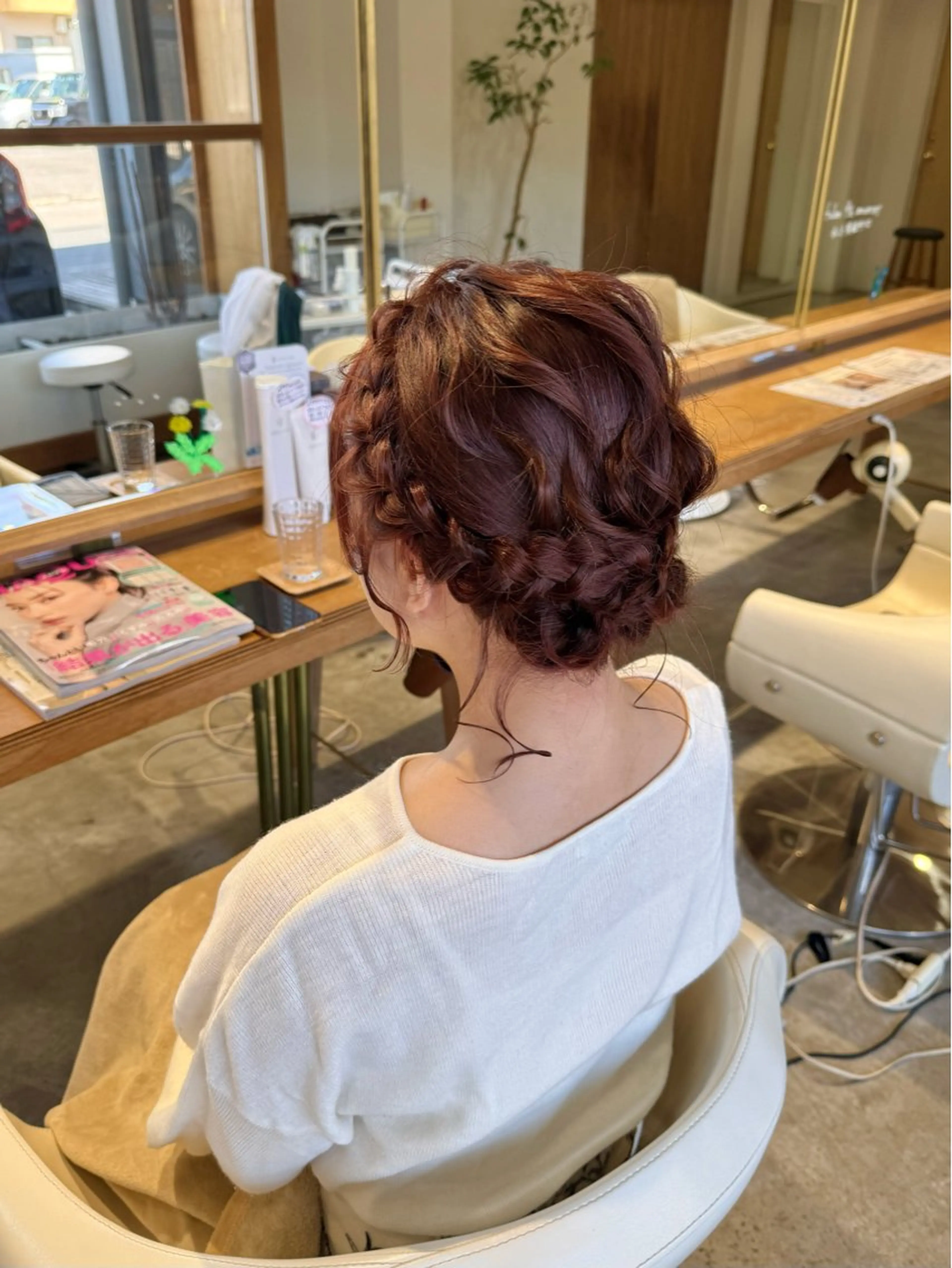ヘアアレンジ ヘアセット フラム所属・WATANABE MISAKIのヘアスタイル