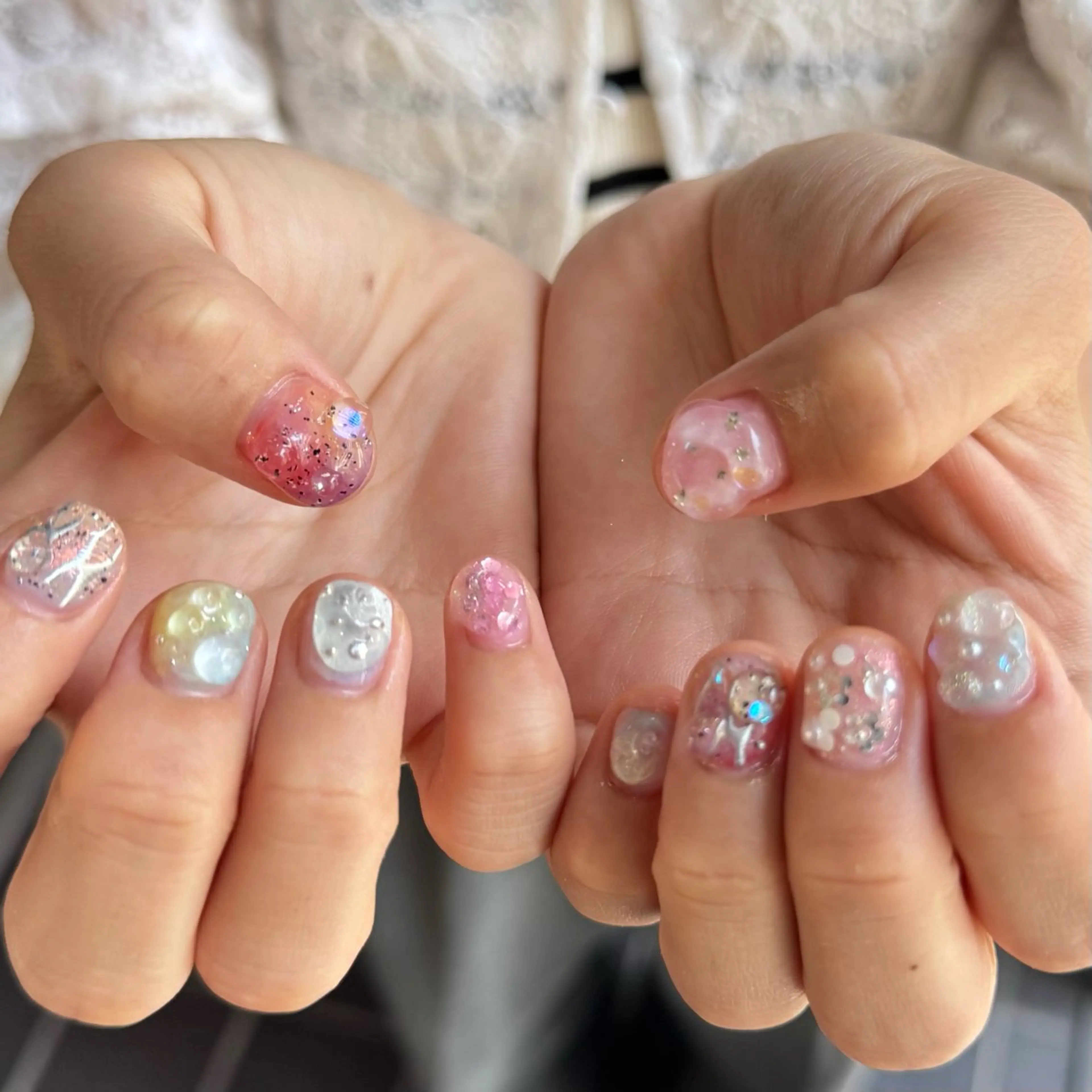 ショート 小川 柚香のネイルデザイン