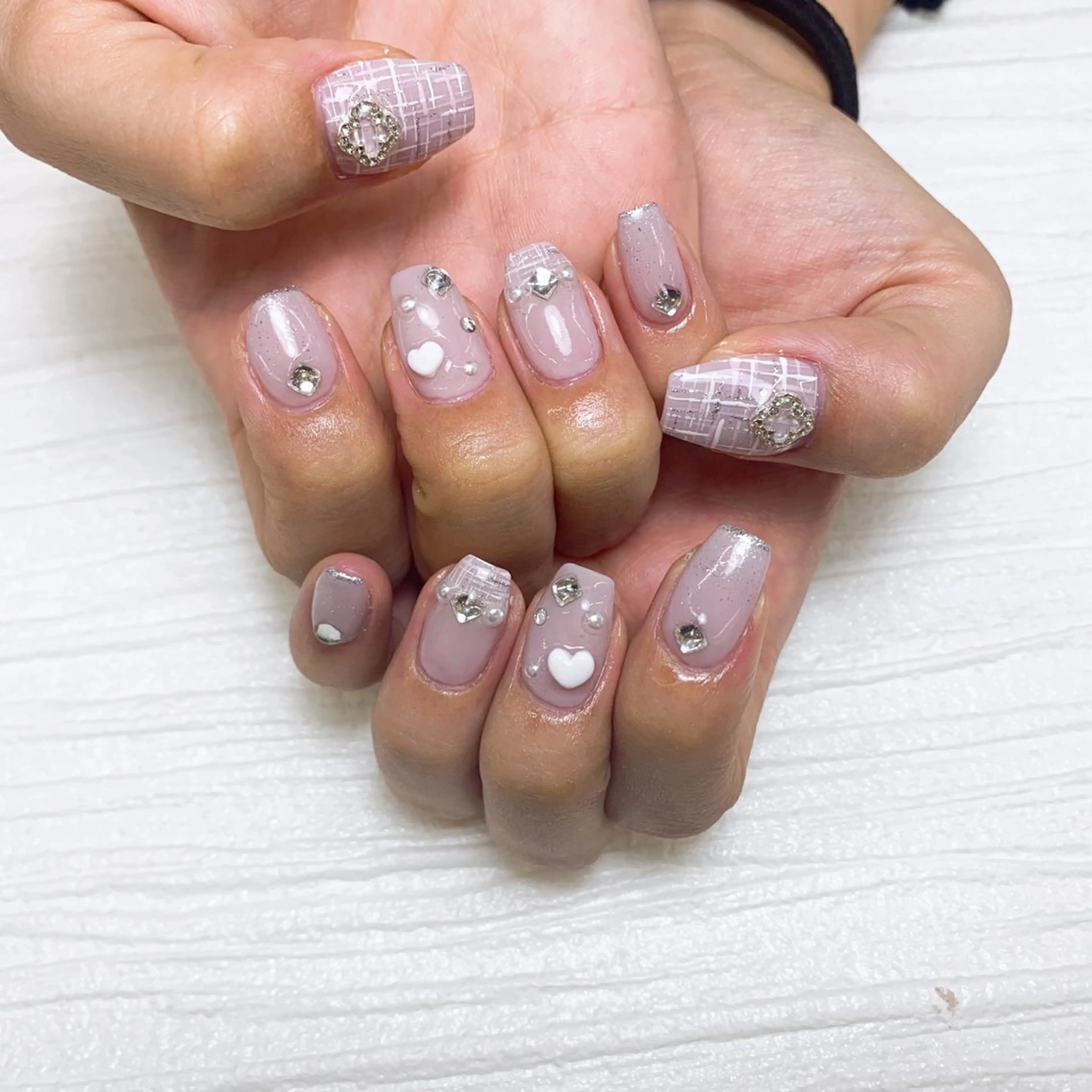 ネイル ハンドネイル ⭐︎休業中の練習⭐︎ JNA認定講師髙橋のネイルデザイン