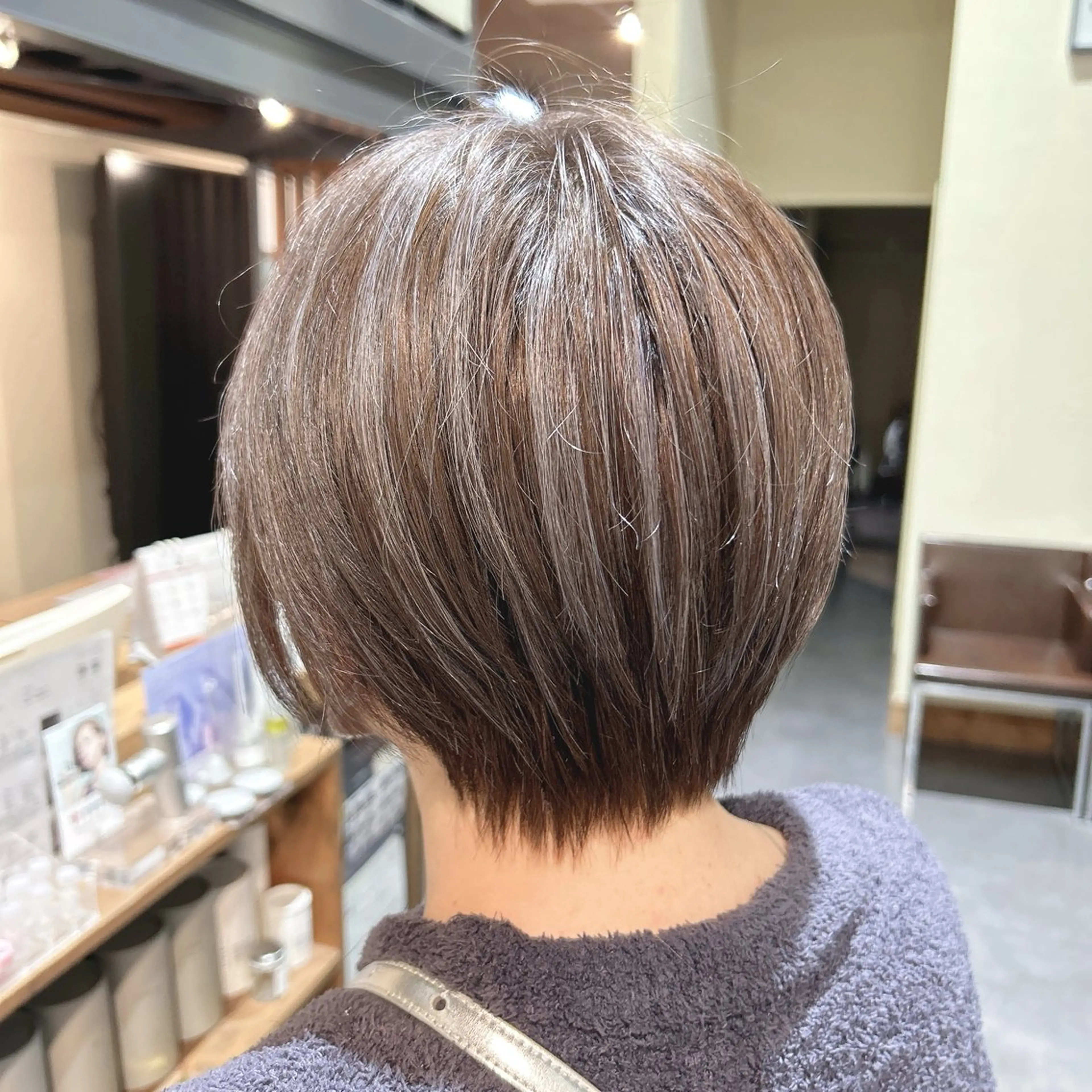 ショート 井上 萌のヘアスタイル