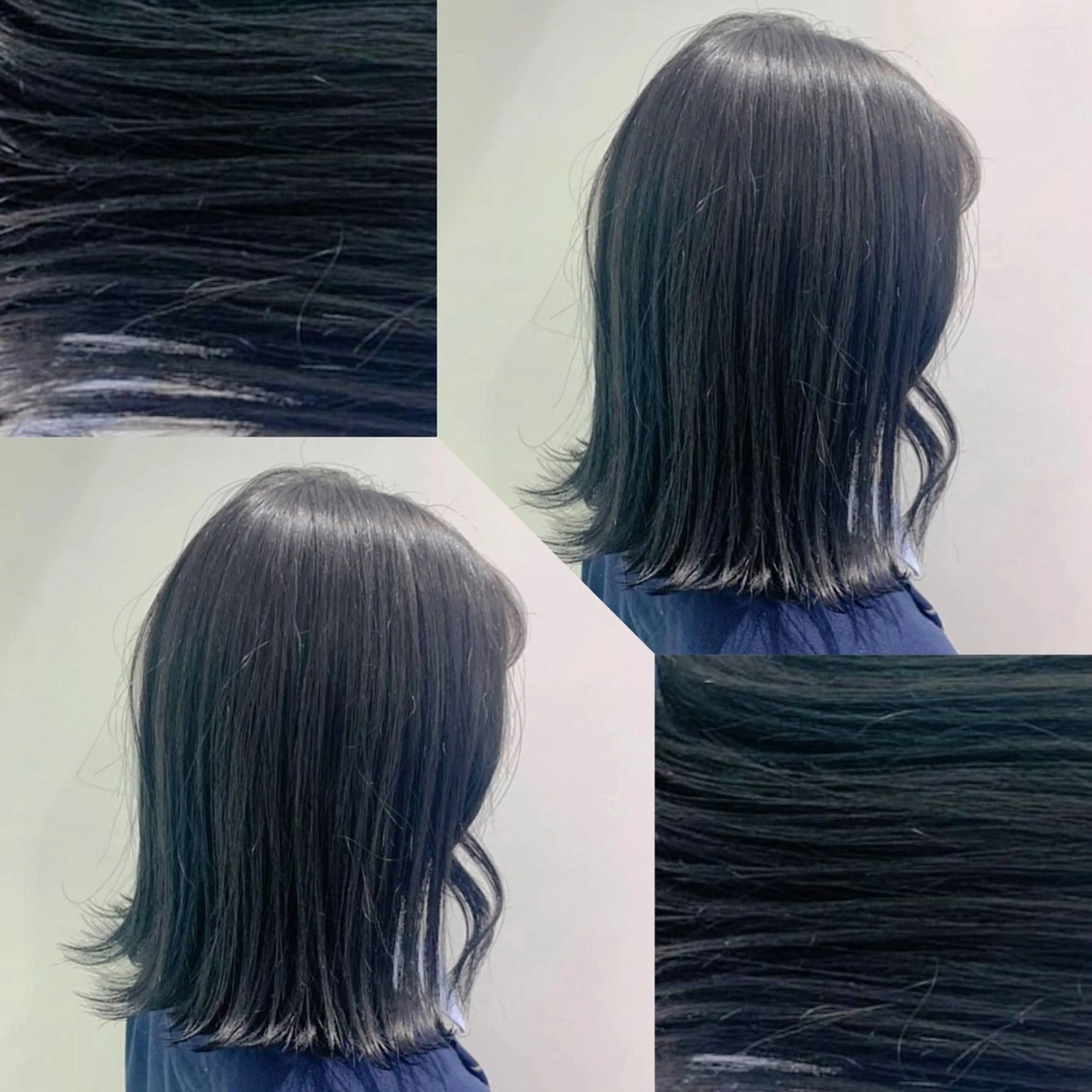 セミロング カラー ヘアカラー トリートメント ヘッドスパ ヘアセット 韓国風ベージュ🤎 赤みなし🌿横浜🤎のヘアスタイル