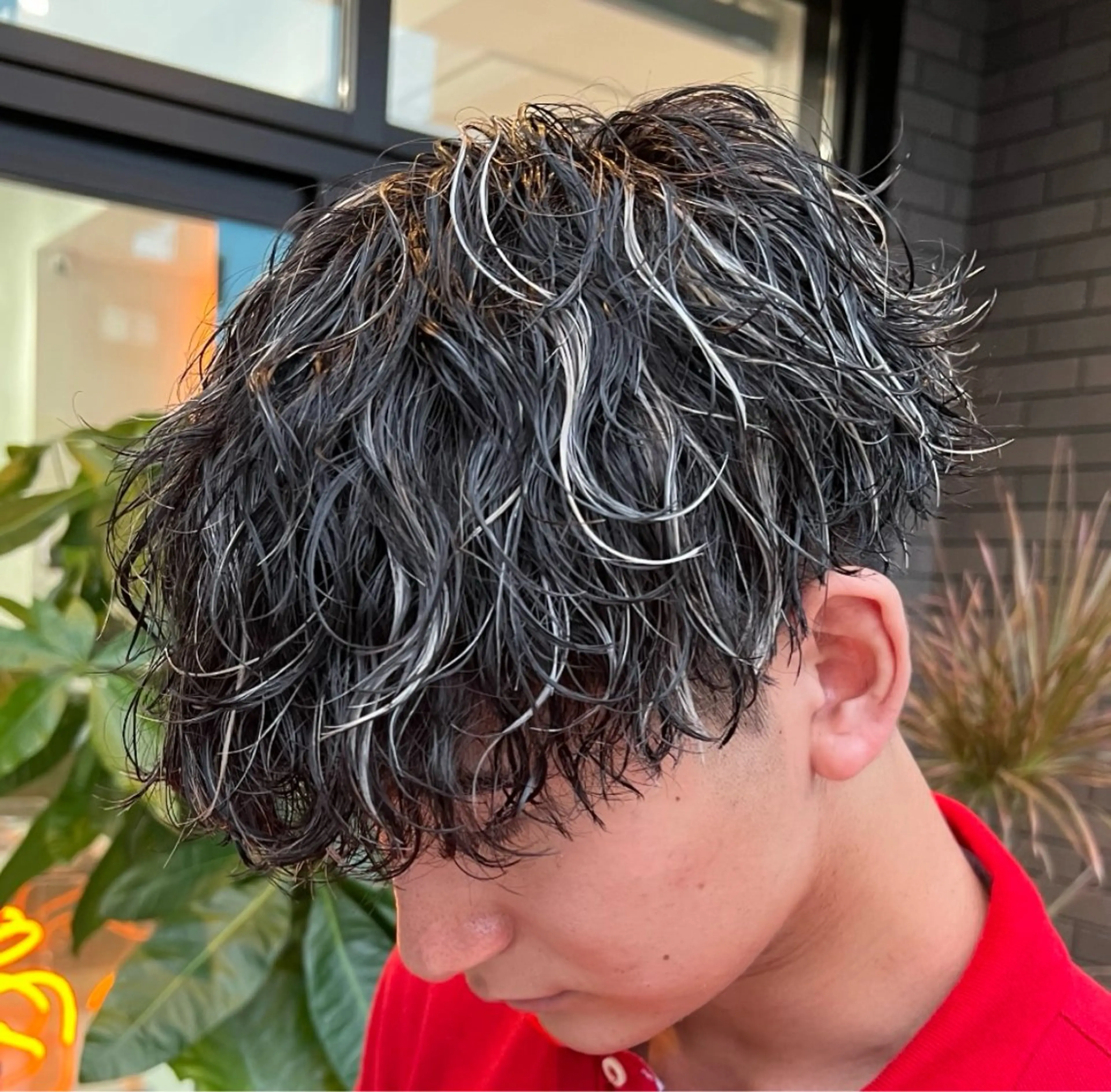 ミディアム パーマ ヘアアレンジ メンズ fifth Tokyo所属・fifth 石川 凪のヘアスタイル