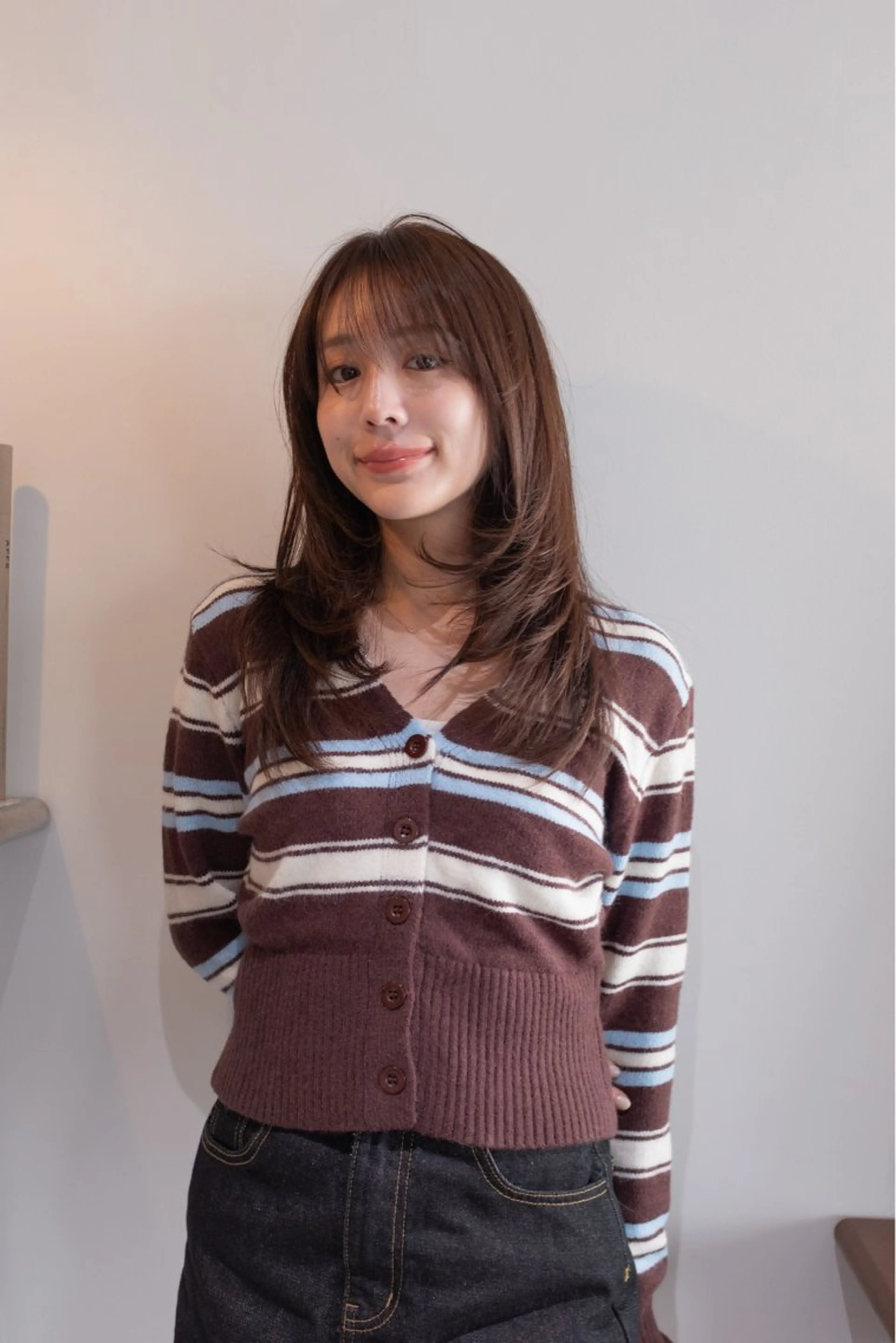 ロング カラー ヘアアレンジ カット ヘアカラー トリートメント opus 店長大和 レイヤー/赤み消しのヘアスタイル