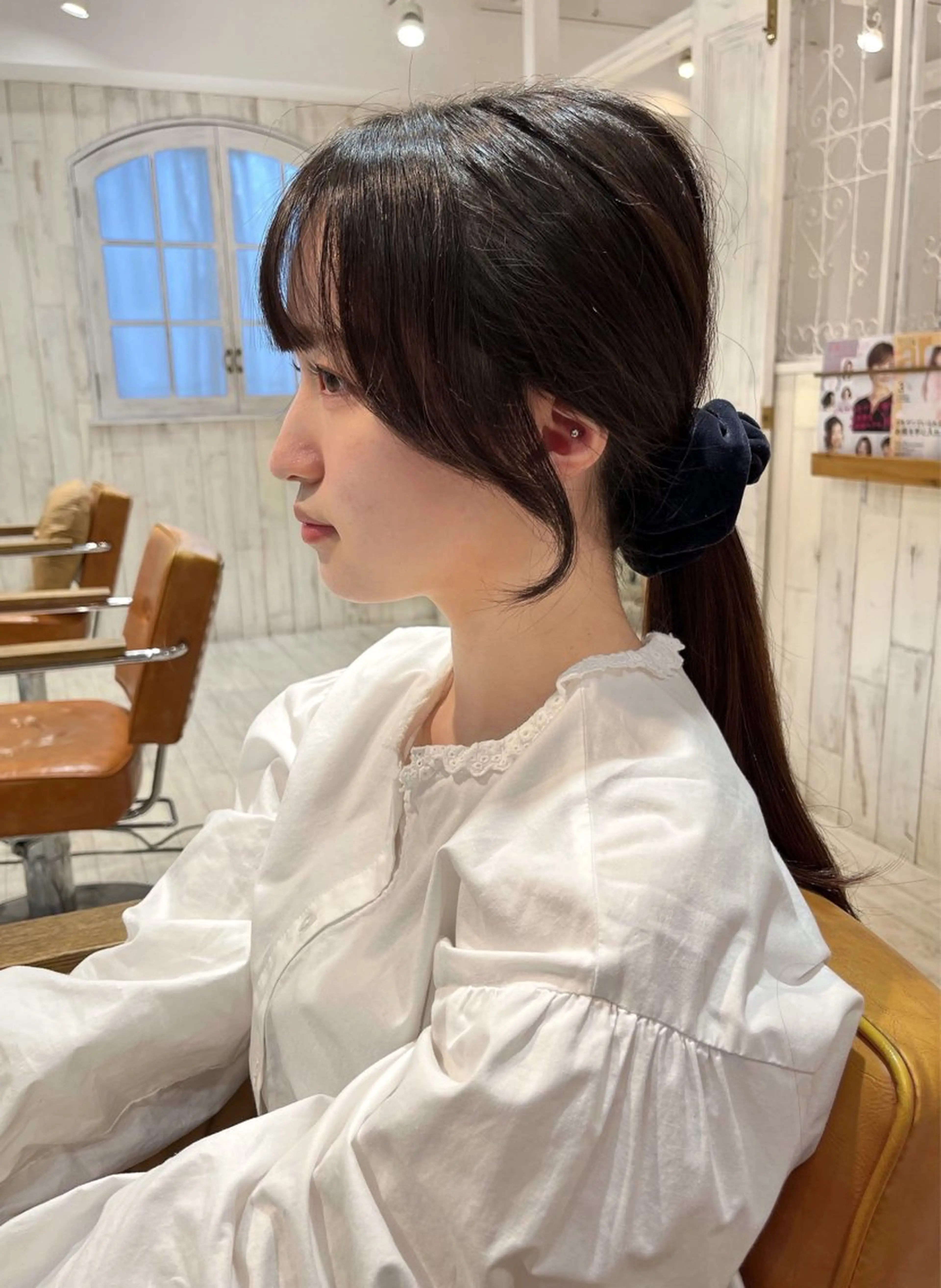 【似合わせカット】前髪、顔周りカット　韓国ヘア/小顔カット/フェイスレイヤーの写真