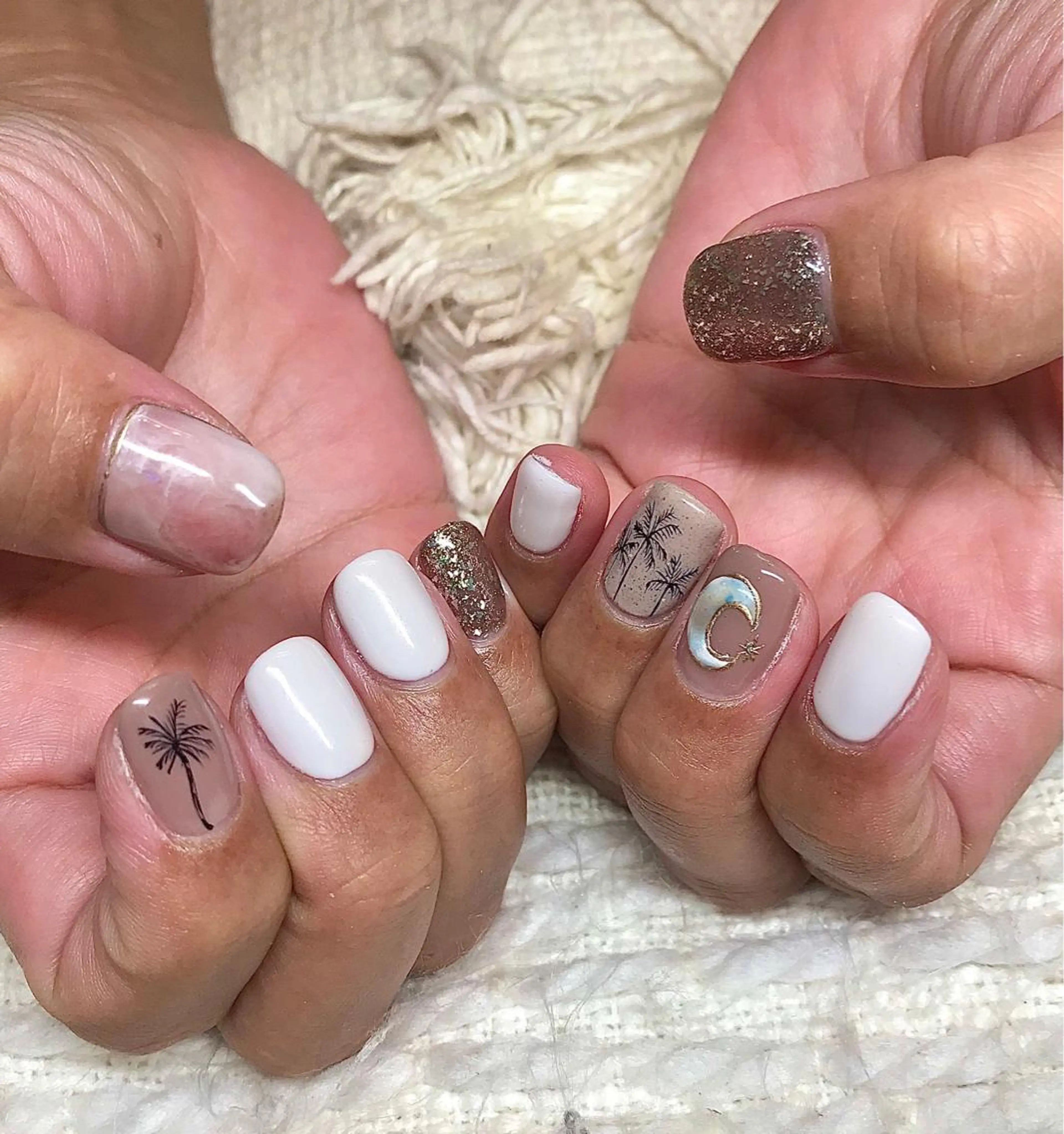 ショート カラー パーマ ヘアアレンジ メンズ キッズ ネイル マツエク・マツパ nail&eye Aoのマツエク・マツパデザイン