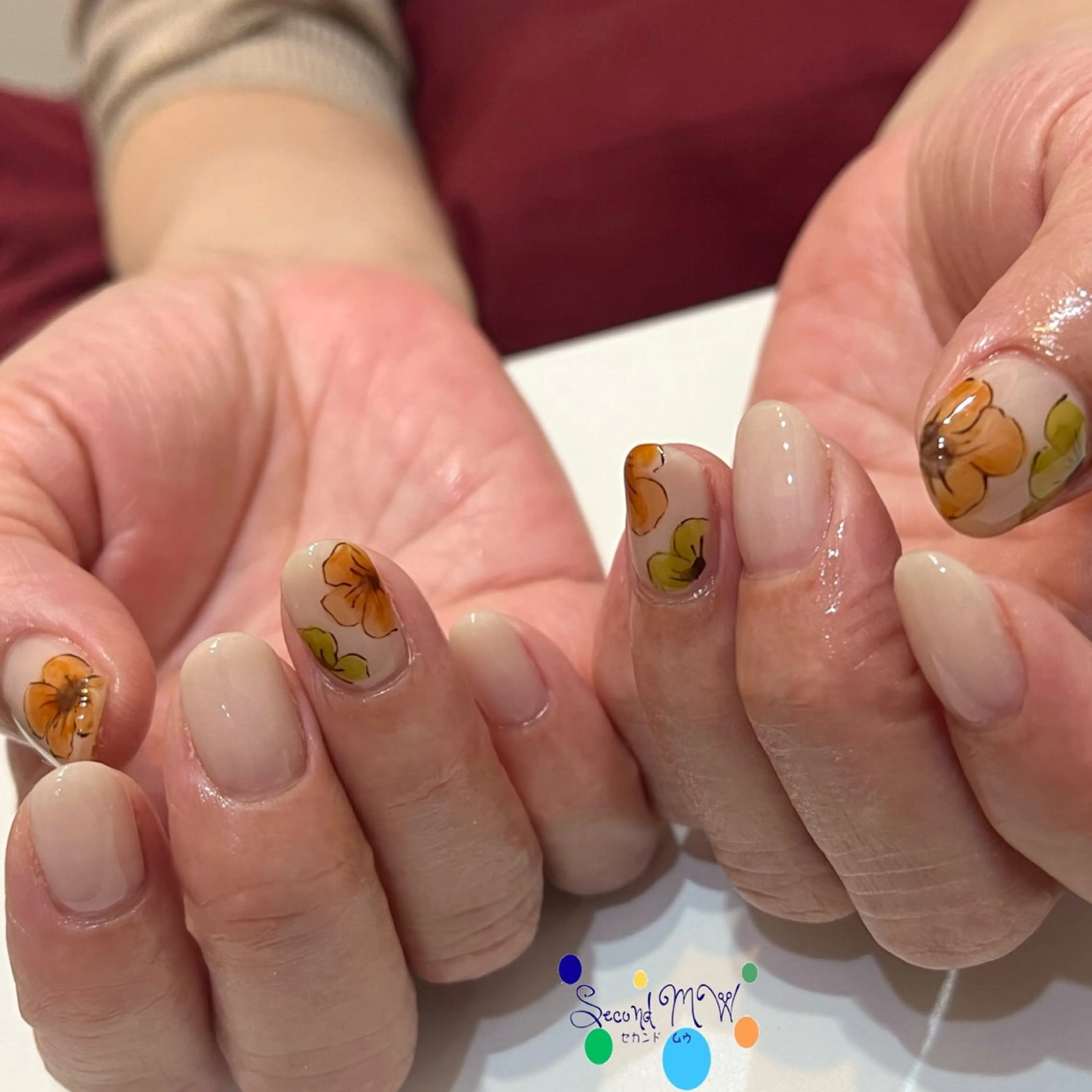 ネイル シンプルネイル ハンドネイル Second   MW所属・SecondMW _nail 　川連のネイルデザイン