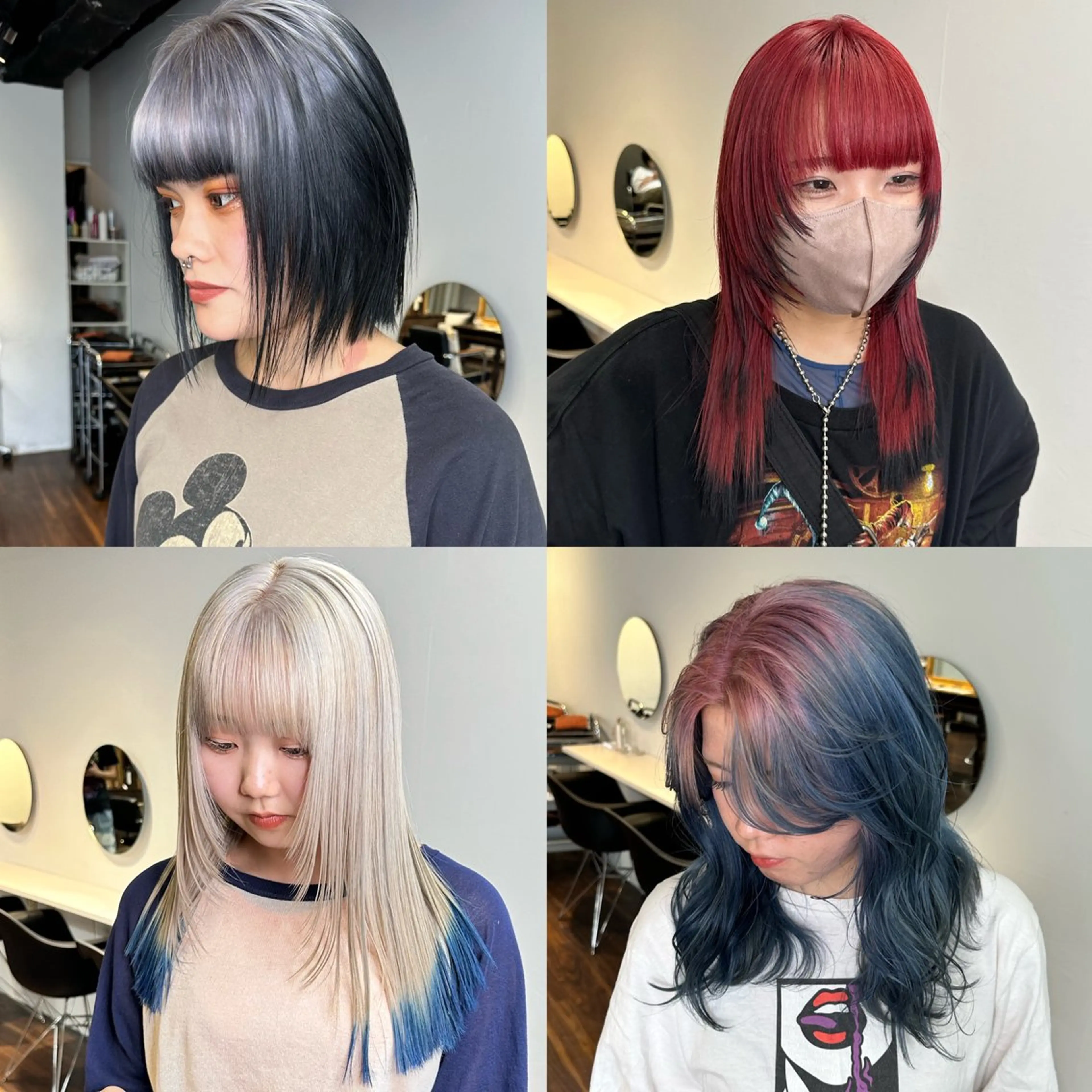 ロング カラー カット ヘアカラー トリートメント ワンホンヘア ケラチン/Kaitoのヘアスタイル