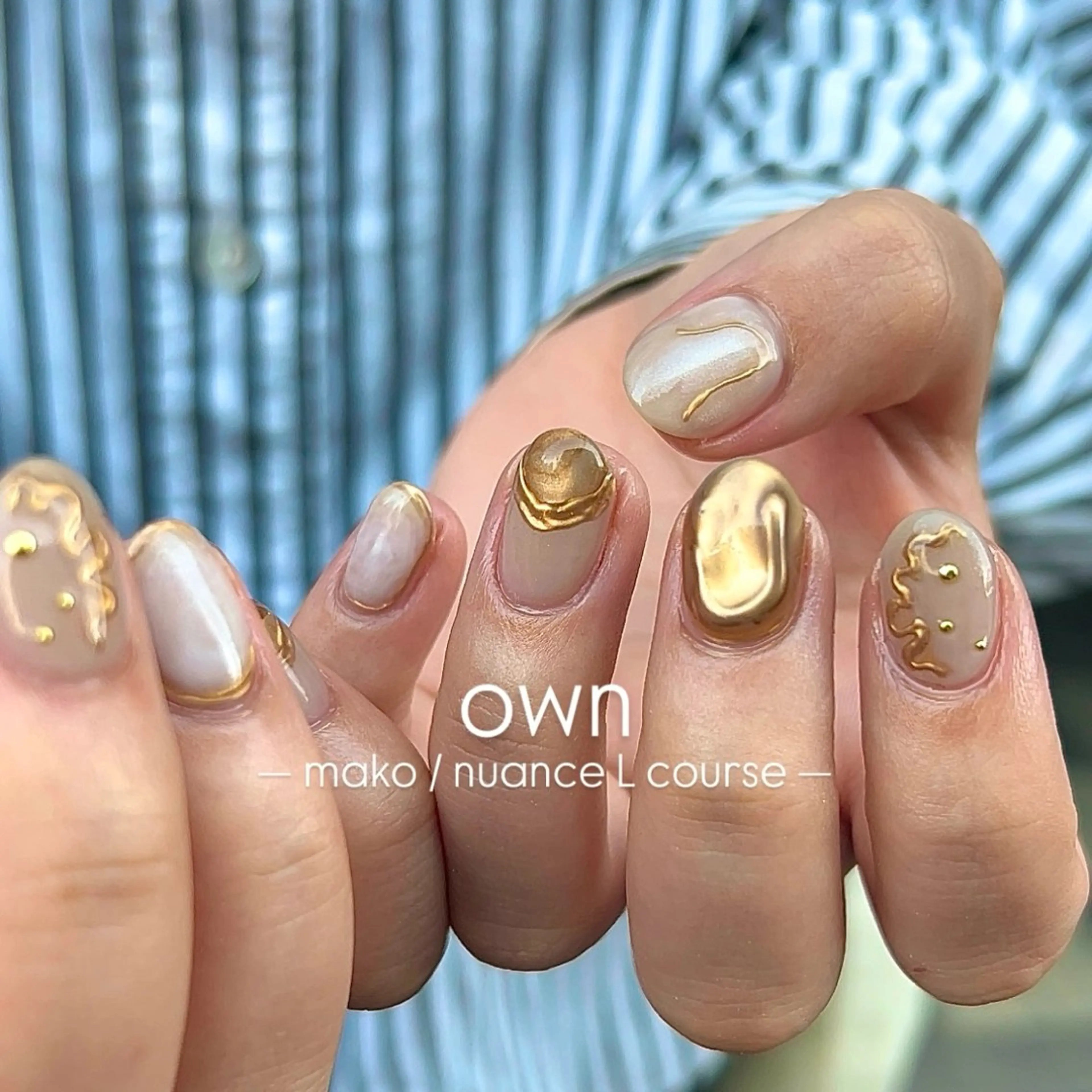 ネイル ハンドネイル nailroom own所属・mako (own)のネイルデザイン