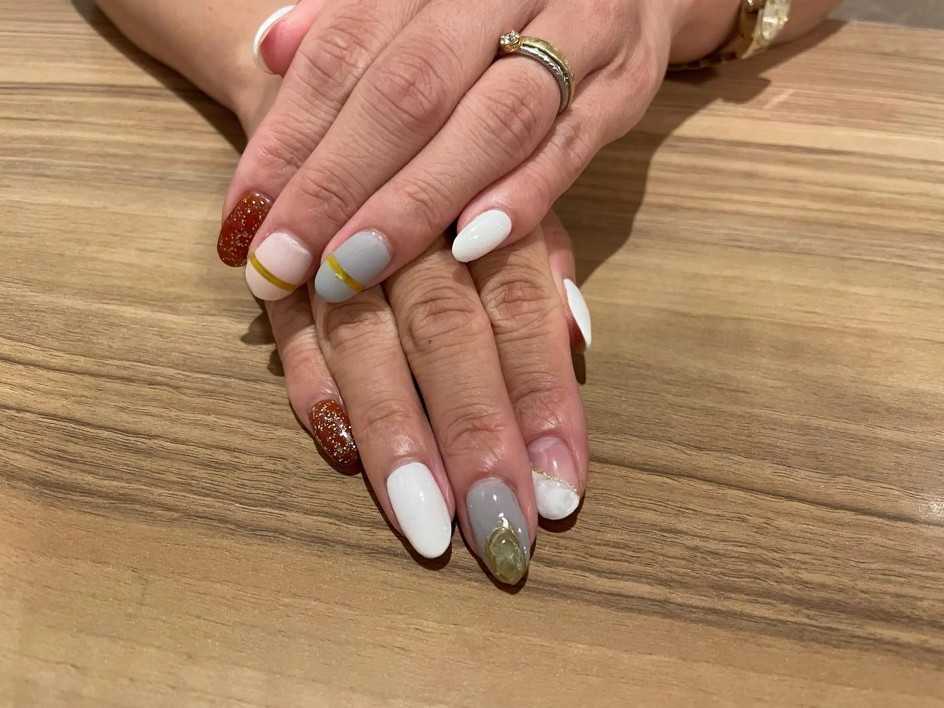 ネイル ニュアンスネイル ハンドネイル フットネイル HAIR MAKE Aila所属・Aila.nail _F_AYUMIのネイルデザイン