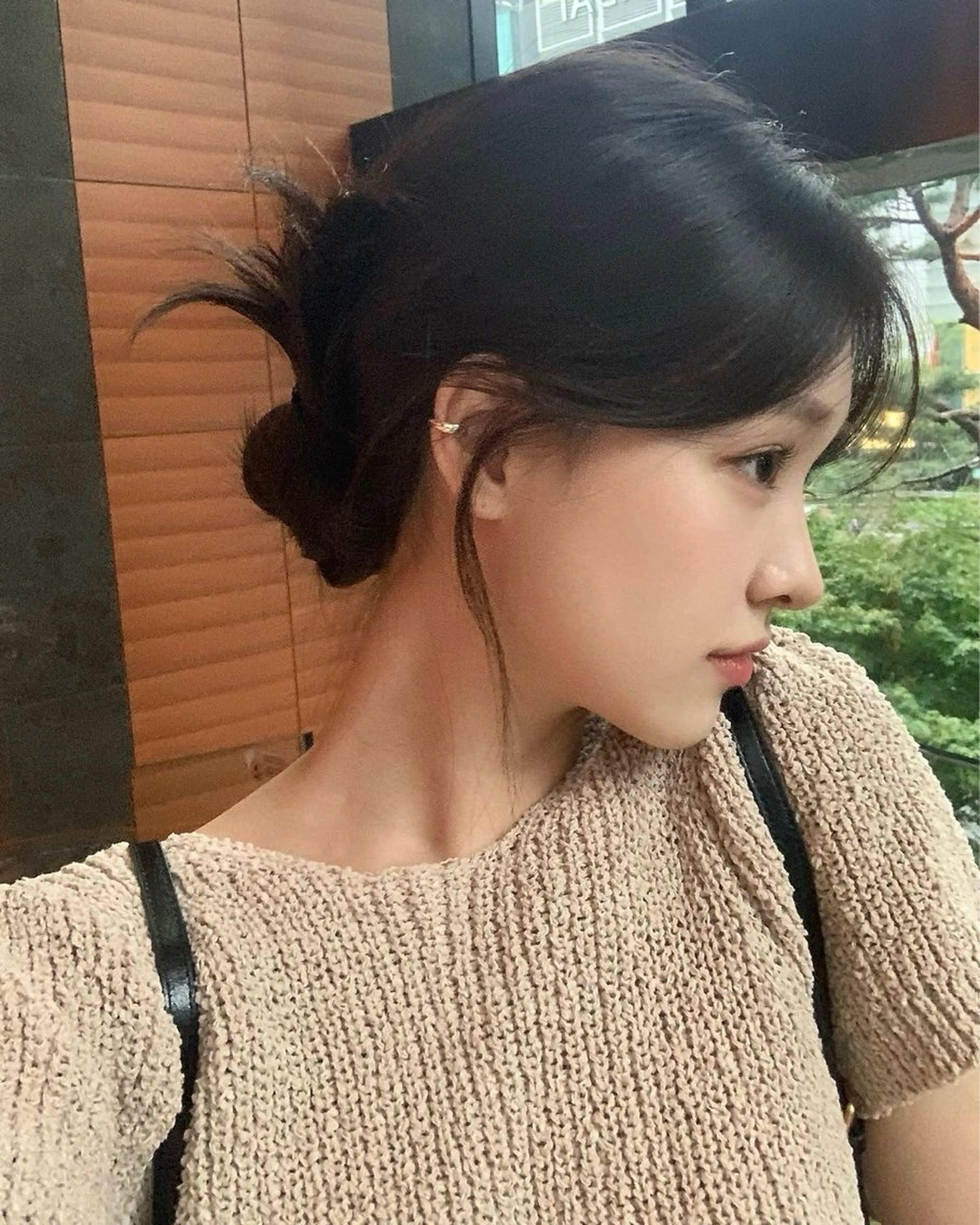 ロング カラー カット ヘアカラー トリートメント 莉乃/縮毛矯正/髪質 改善/艶カラーのヘアスタイル