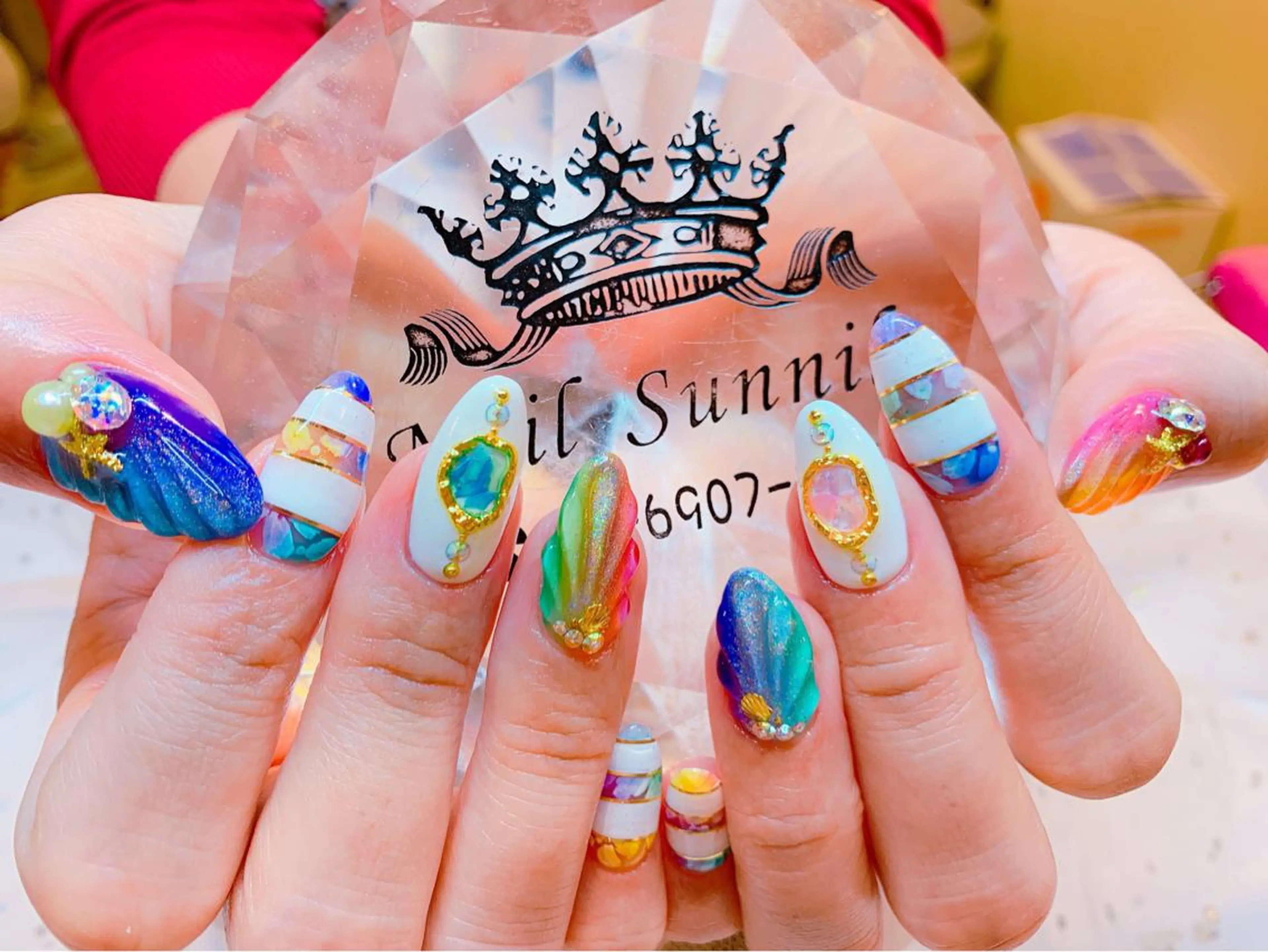 ネイル 長さだし専門店 M2　rikaのネイルデザイン