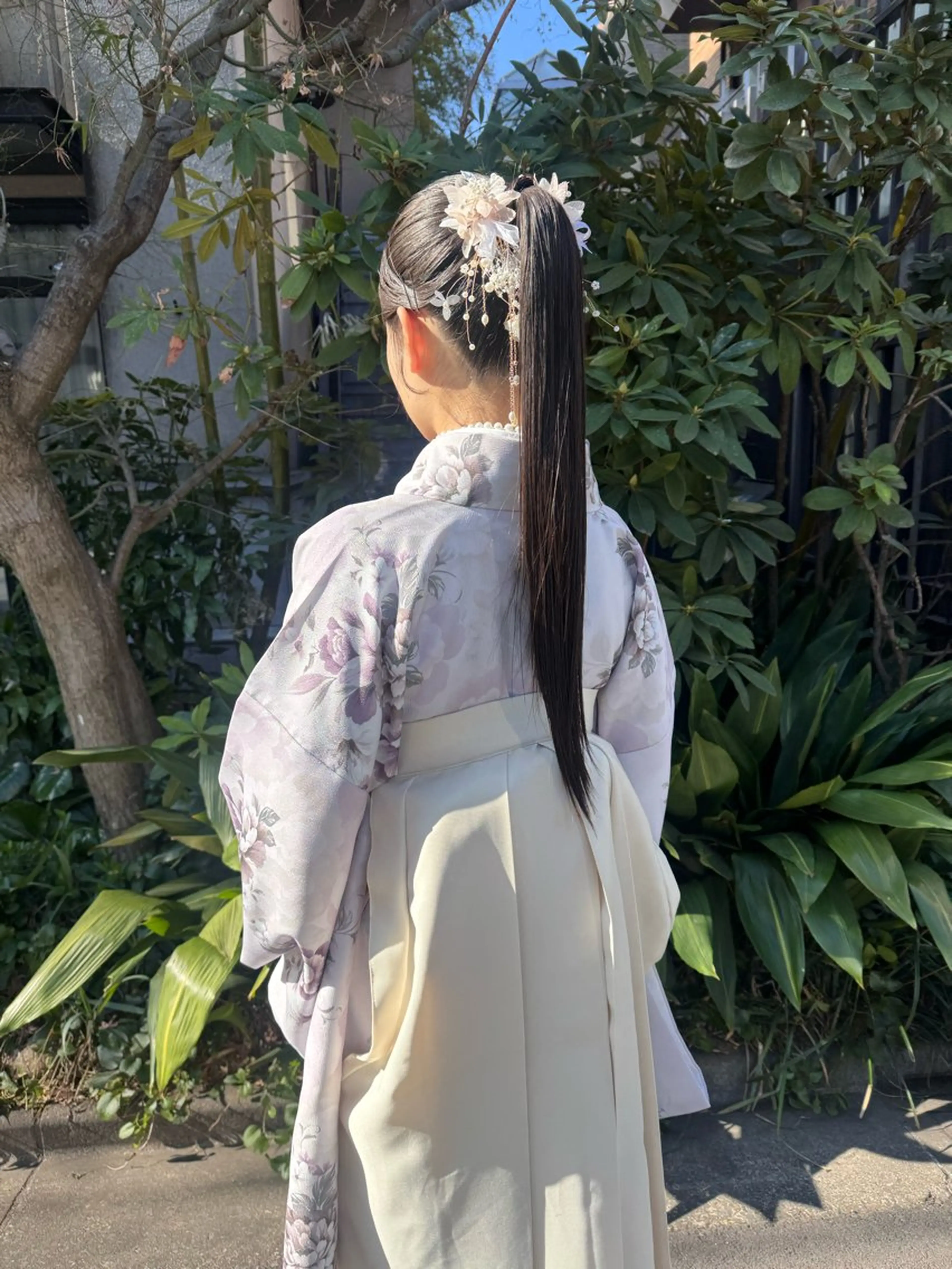 セミロング ヘアアレンジ 着付け 🎗️【ヘアセット 美眉】吉川玲🎗️のヘアスタイル