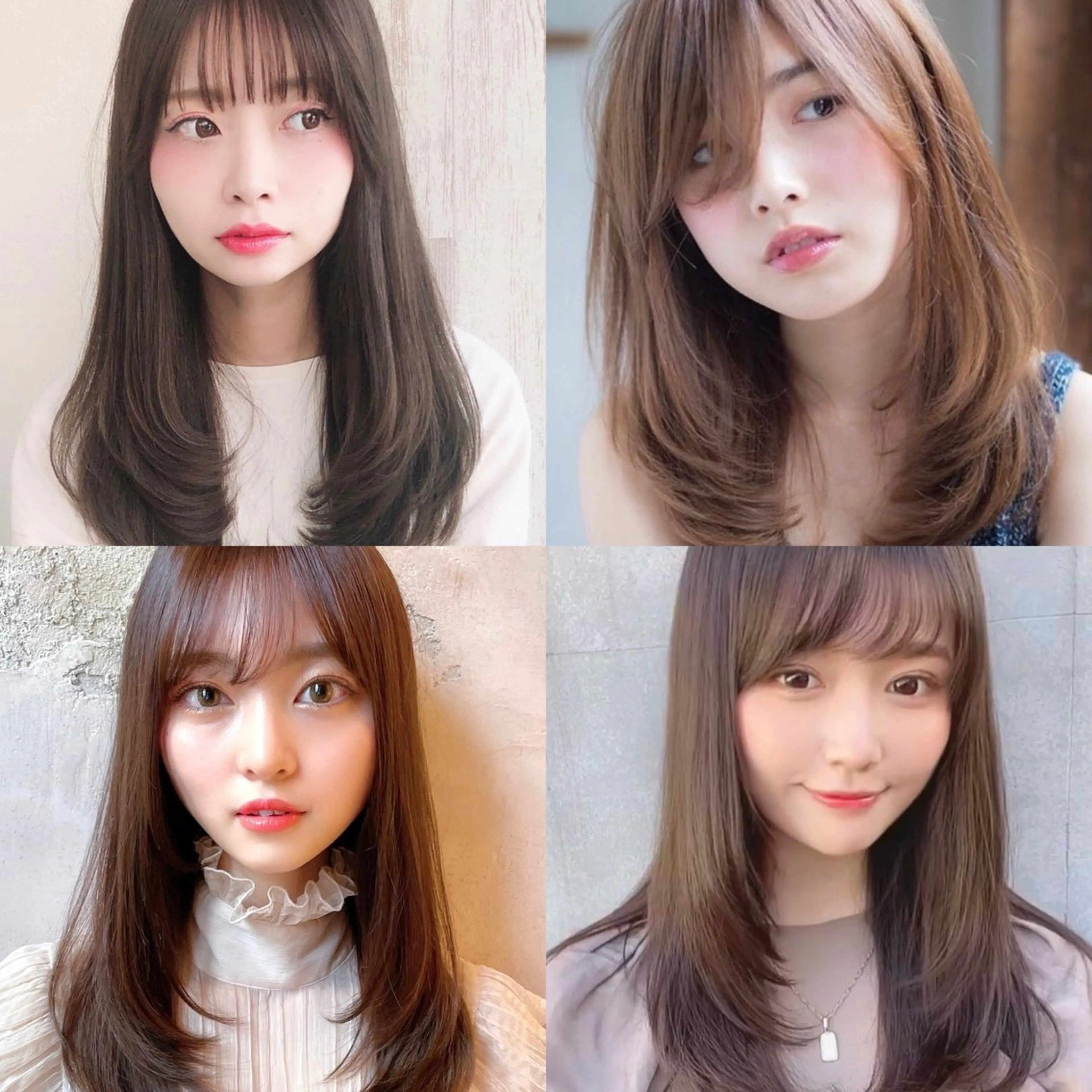 ロング 🥇KEN /レイヤー/艶カラーのヘアスタイル