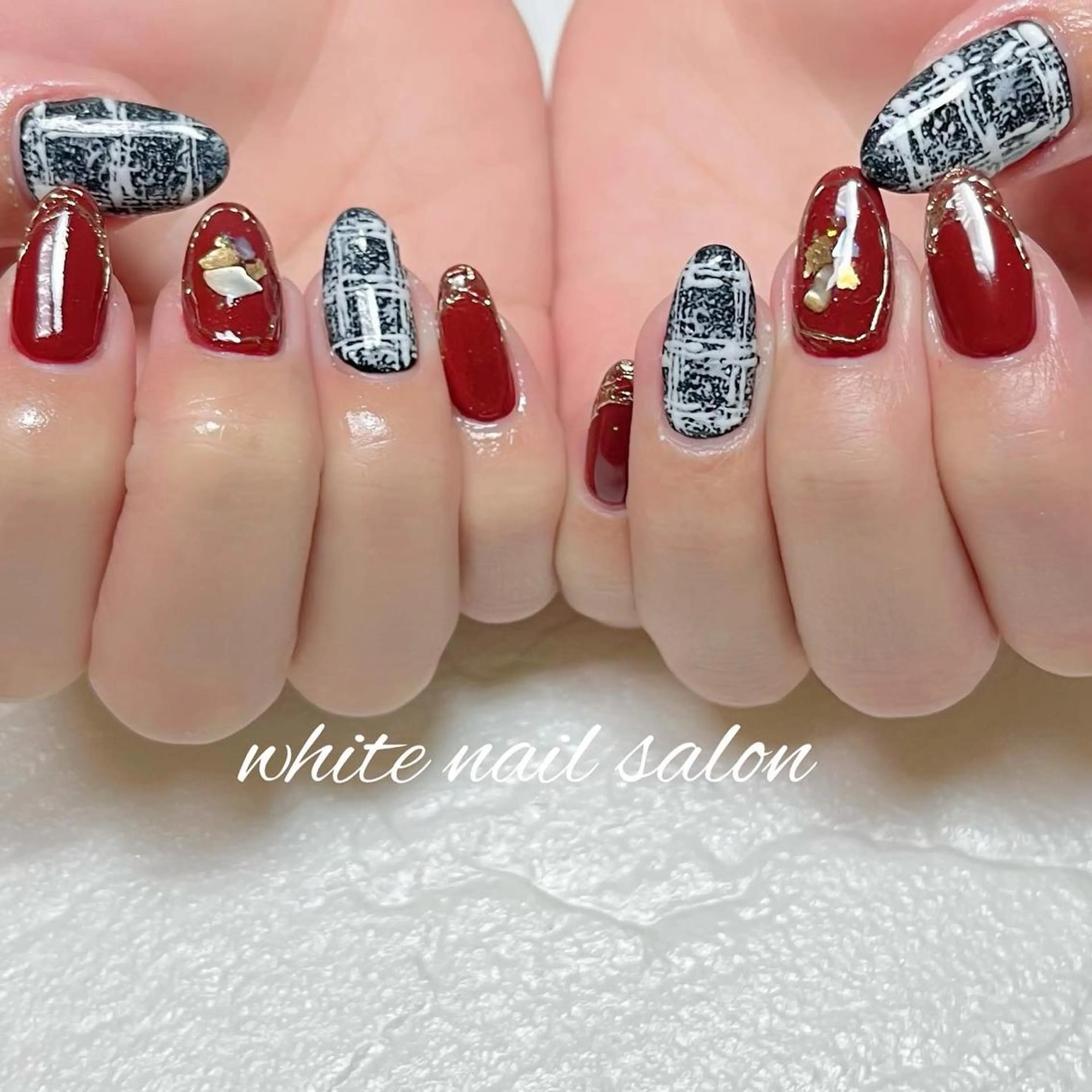 ネイル フットネイル ジェルネイル ハードジェル ラメ(グリッター) 持ち込み ハンドネイル white nail salonのネイルデザイン