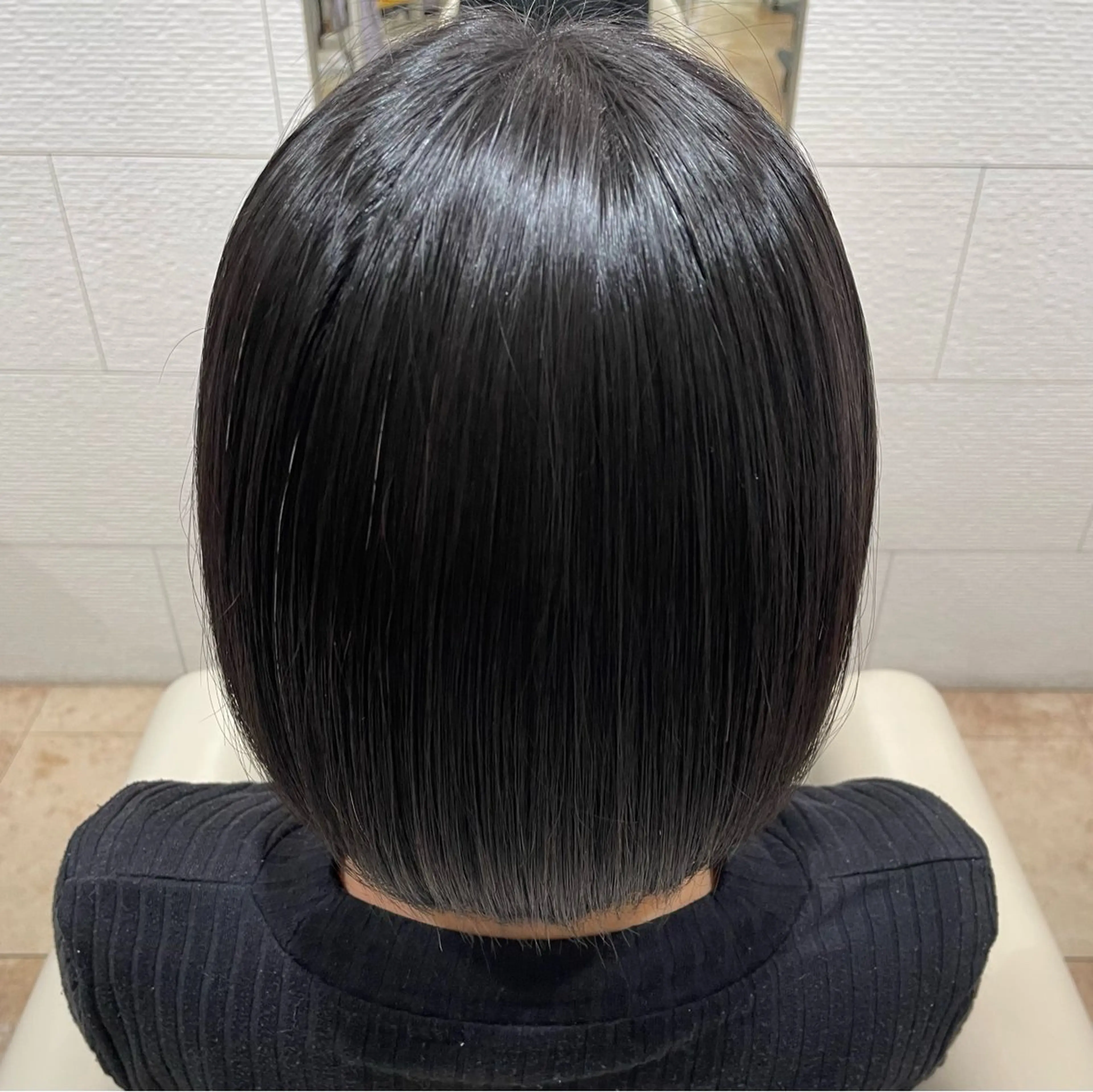 ミディアム ボブ カット ガレリアエレガンテ緑 杉浦のヘアスタイル