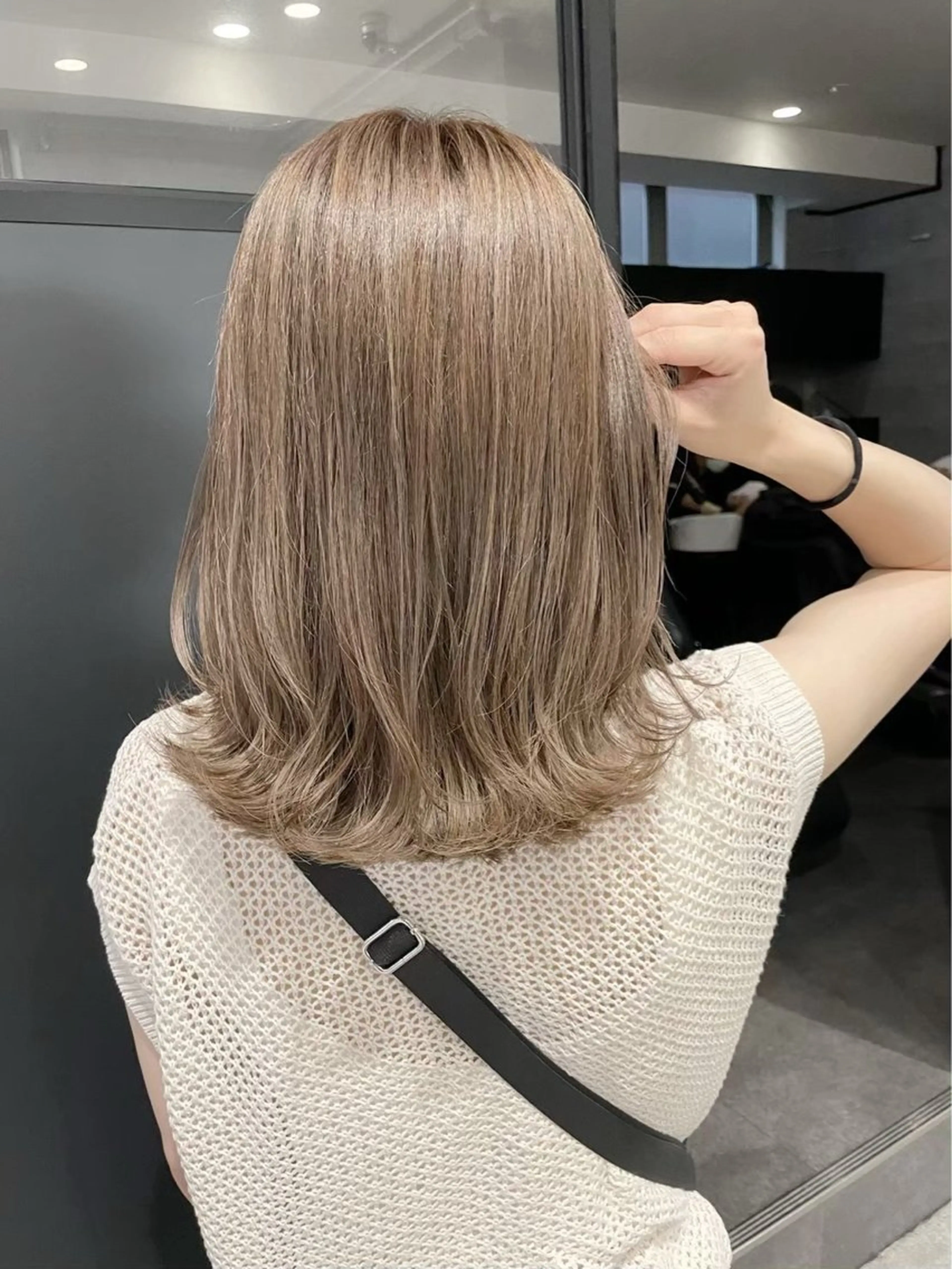 ミディアム カット ヘアカラー トリートメント BUCKS【天王寺】 バックス【駅30秒】のヘアスタイル