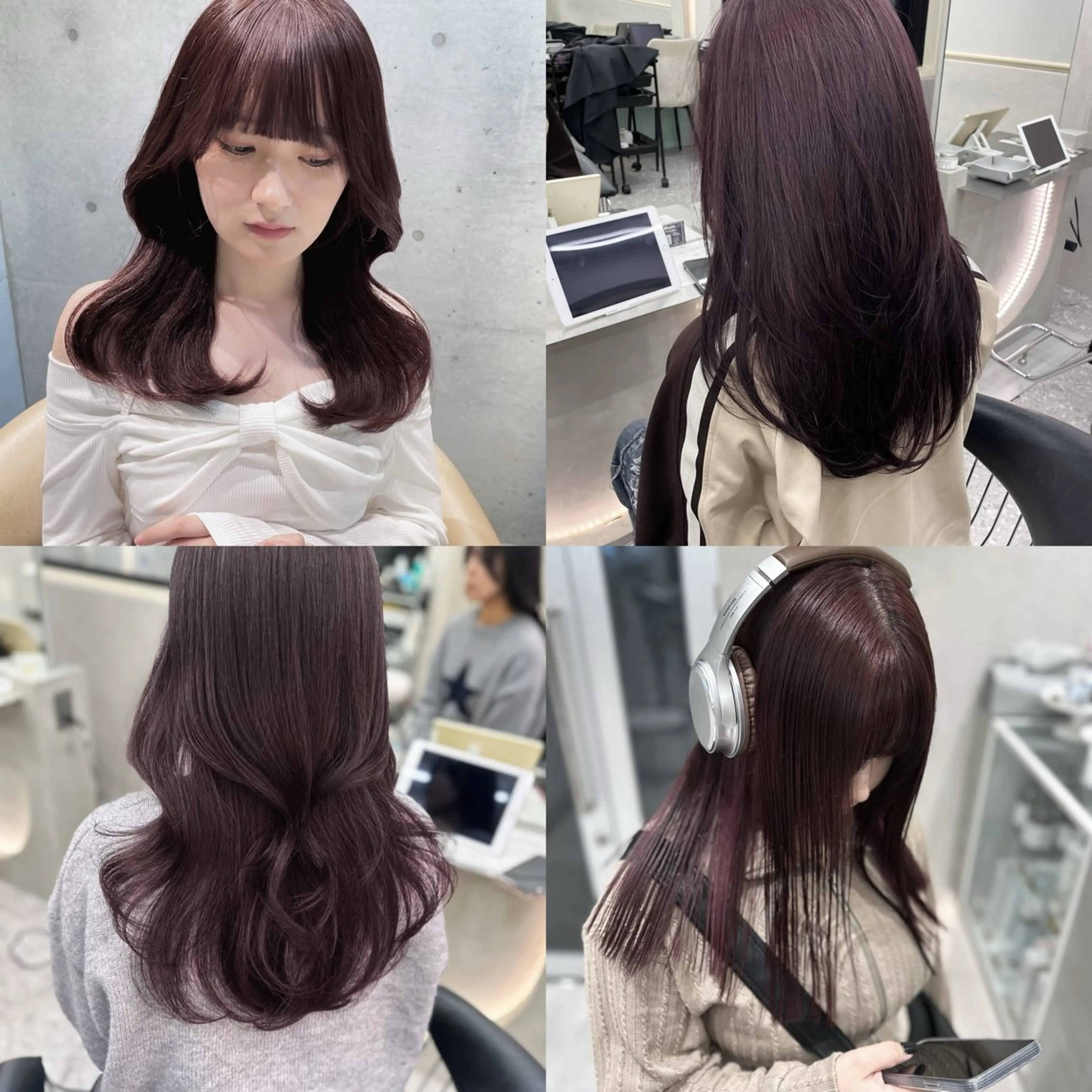 セミロング カラー 韓国ヘア/レイヤー Londエレンのヘアスタイル