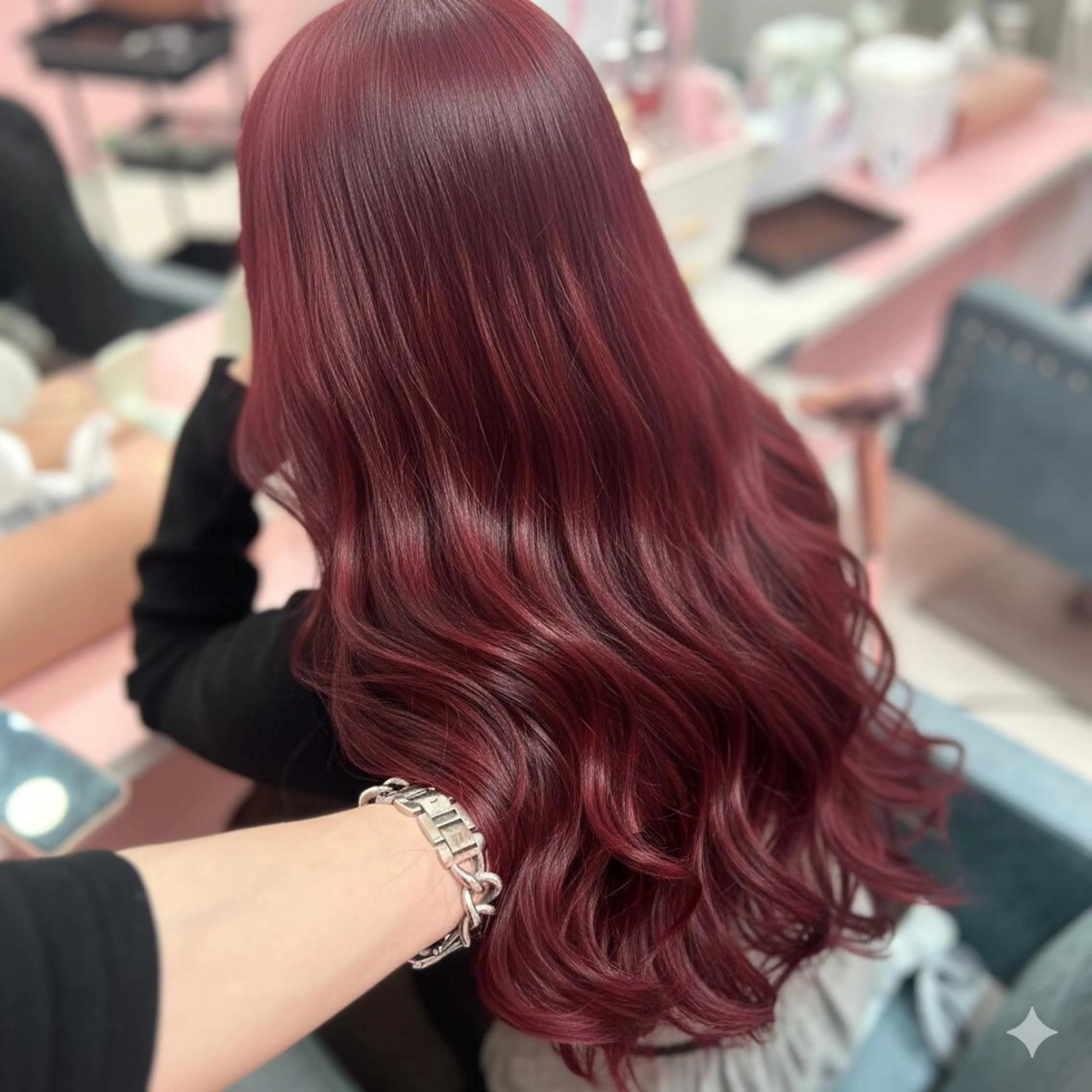 ロング シールエクステ エクステ 韓国風ヘア エクステ season Jr.のヘアスタイル