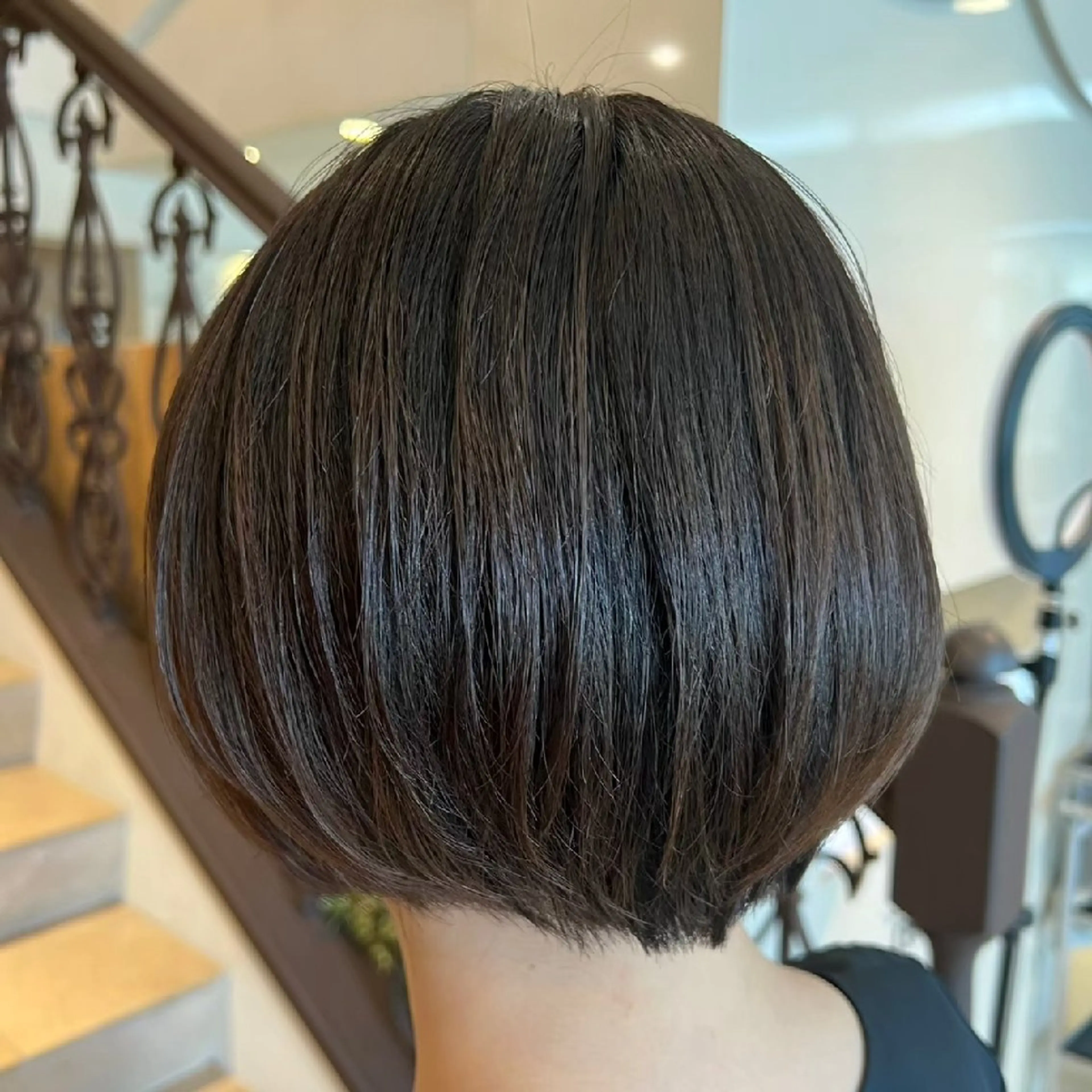 ショート カラー ショートボブ 透明感カラー ボブ ショートヘア 小嶋 未希のヘアスタイル