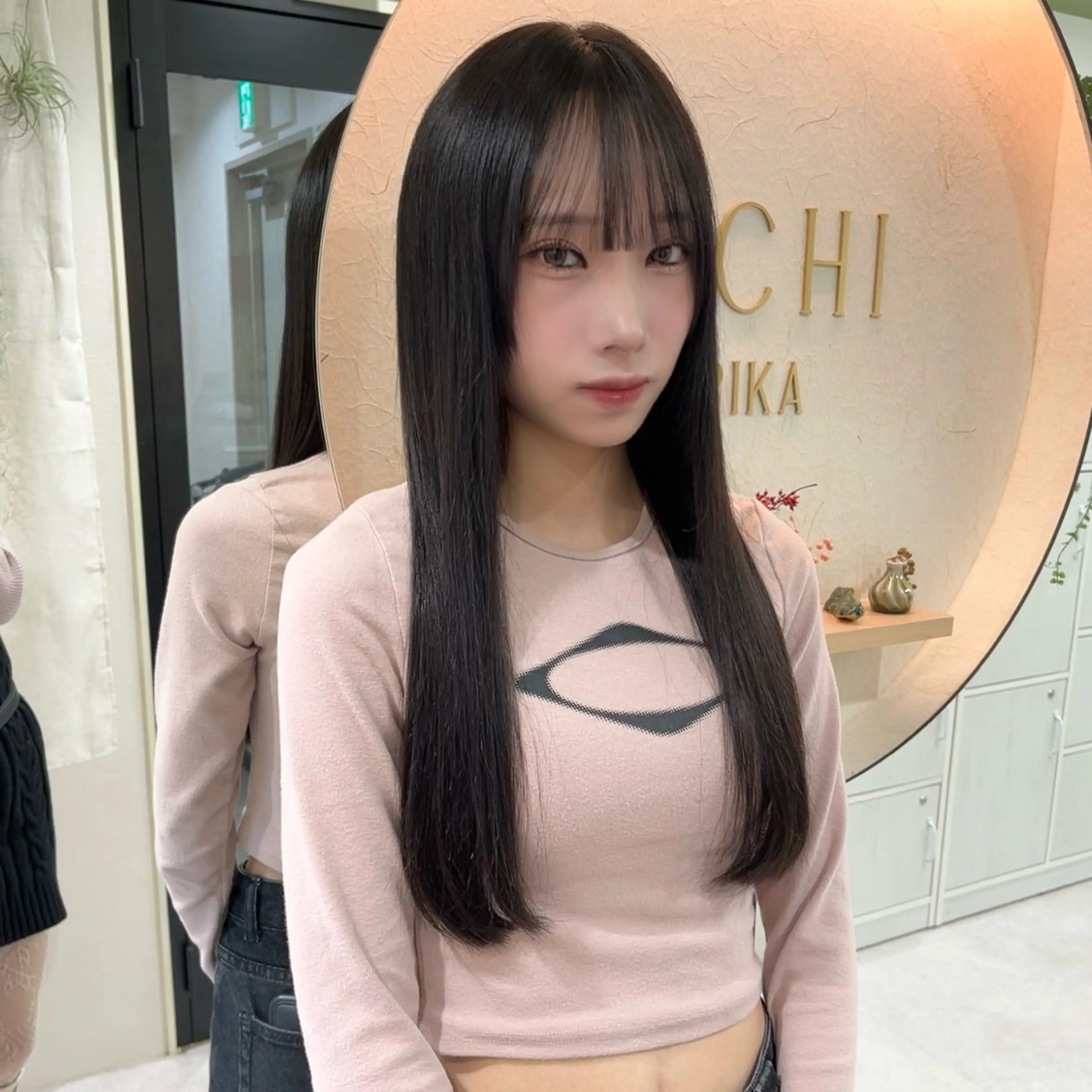 ロング カラー エクステ MOE🐈‍⬛🎀 エクステ/ワンホンのヘアスタイル