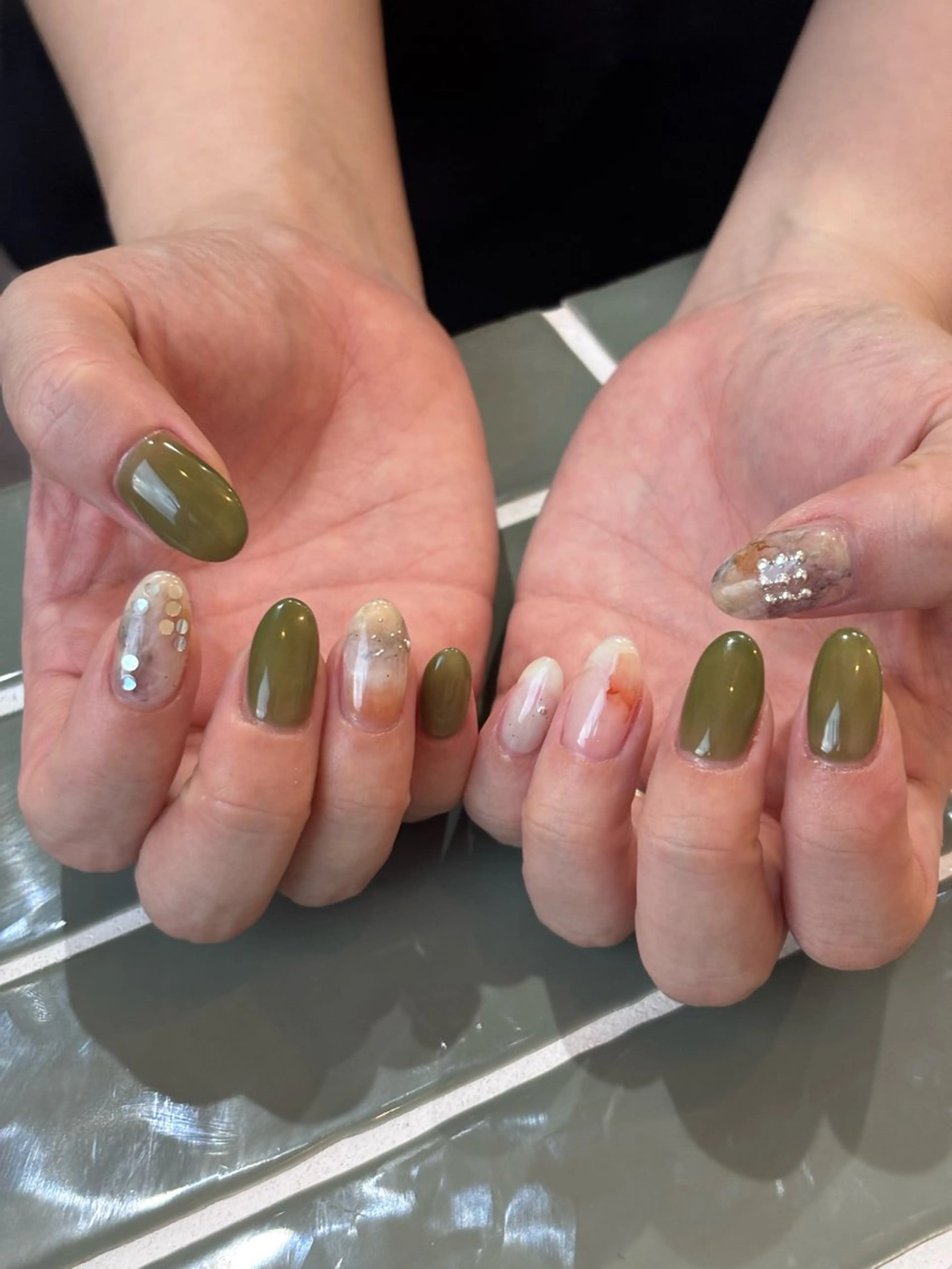 ネイル シンプルネイル SOL所属・SOL　nail イマナカのネイルデザイン
