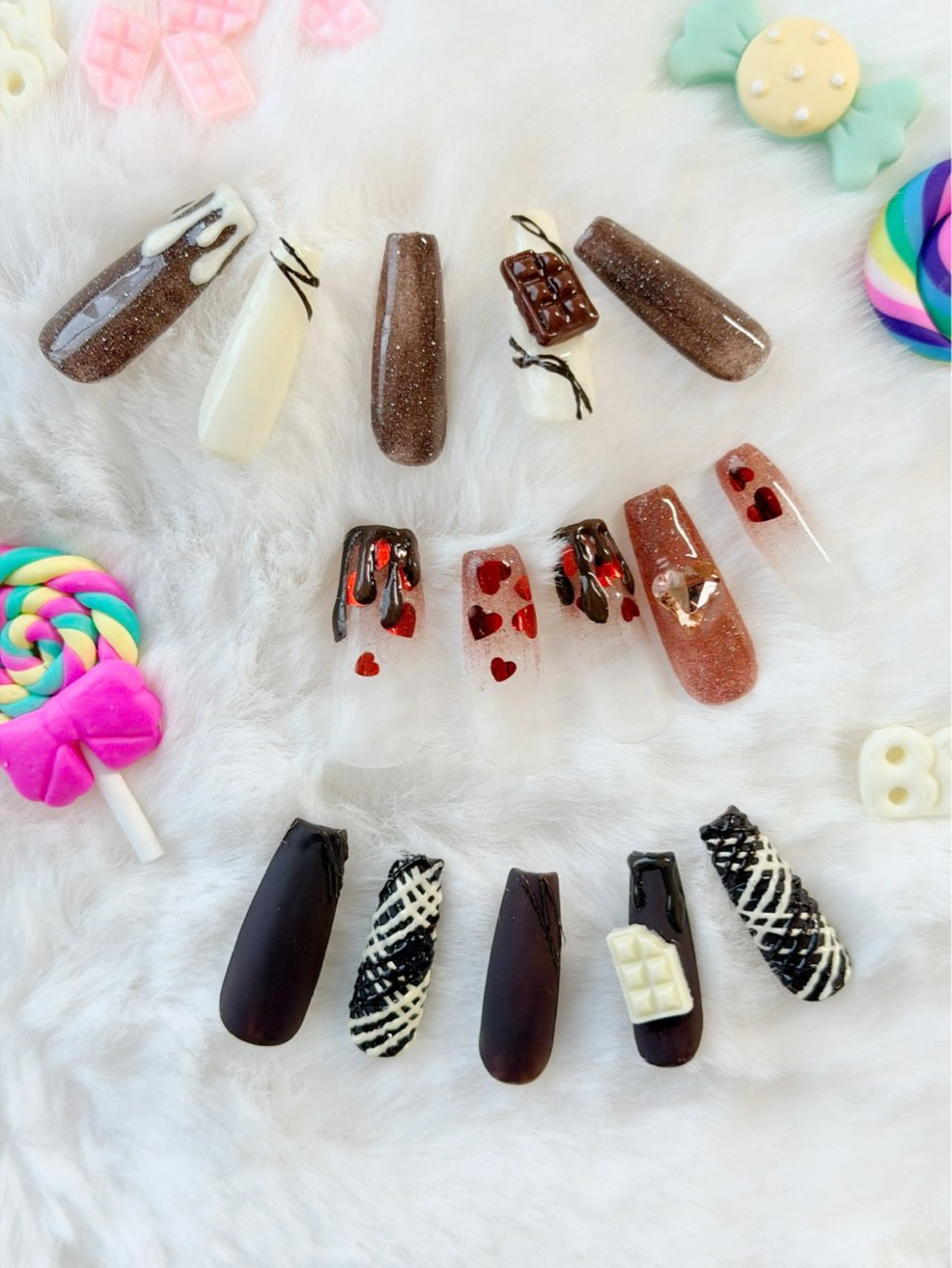 ネイル 🍬🍭Ruru Nanami🍭🍬のネイルデザイン