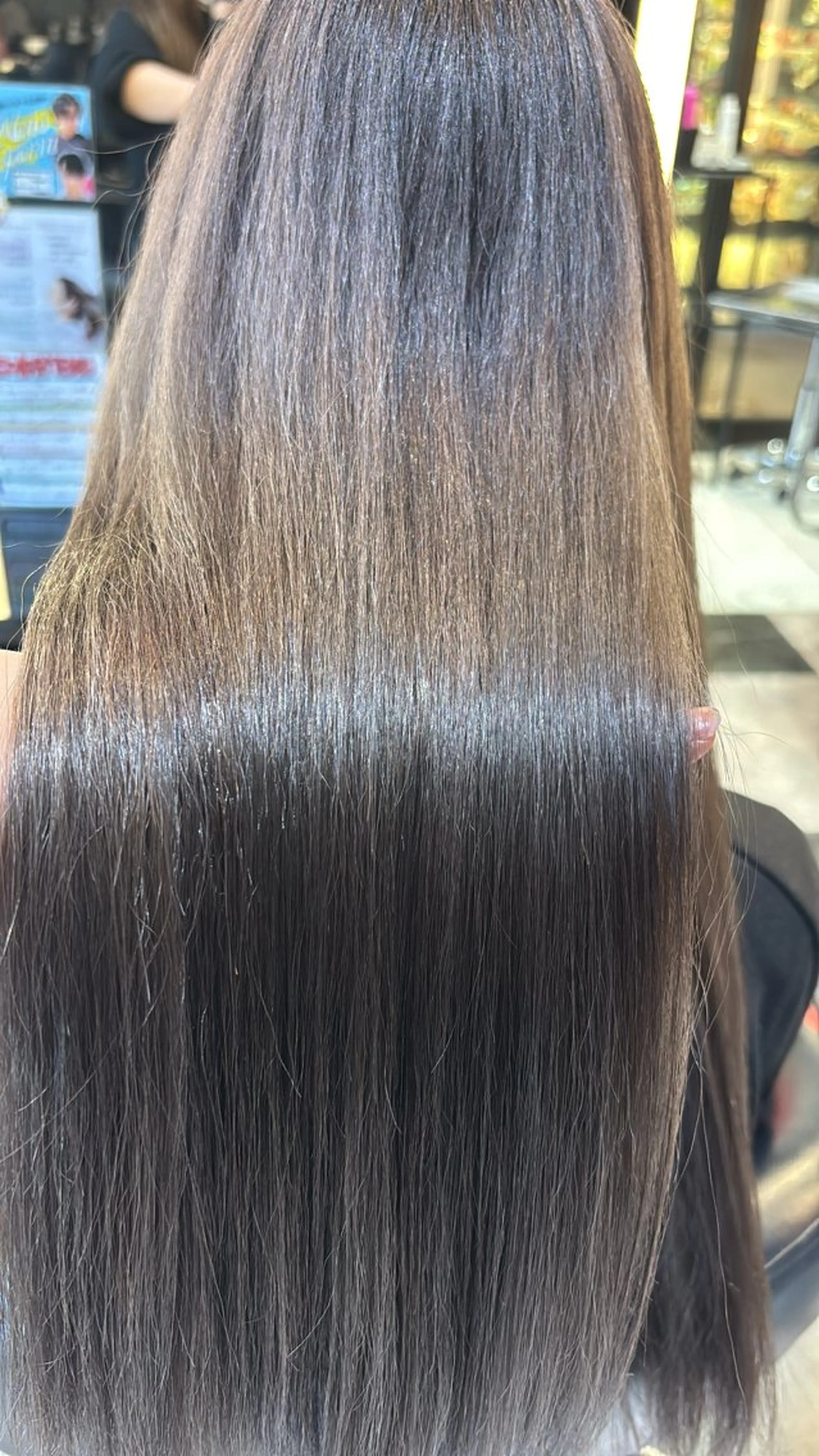 セミロング カラー ダブルカラー レイヤーカット ヘアカラー トリートメント ブリーチ/ヘアケア/ 艶髪/イギチハルのヘアスタイル