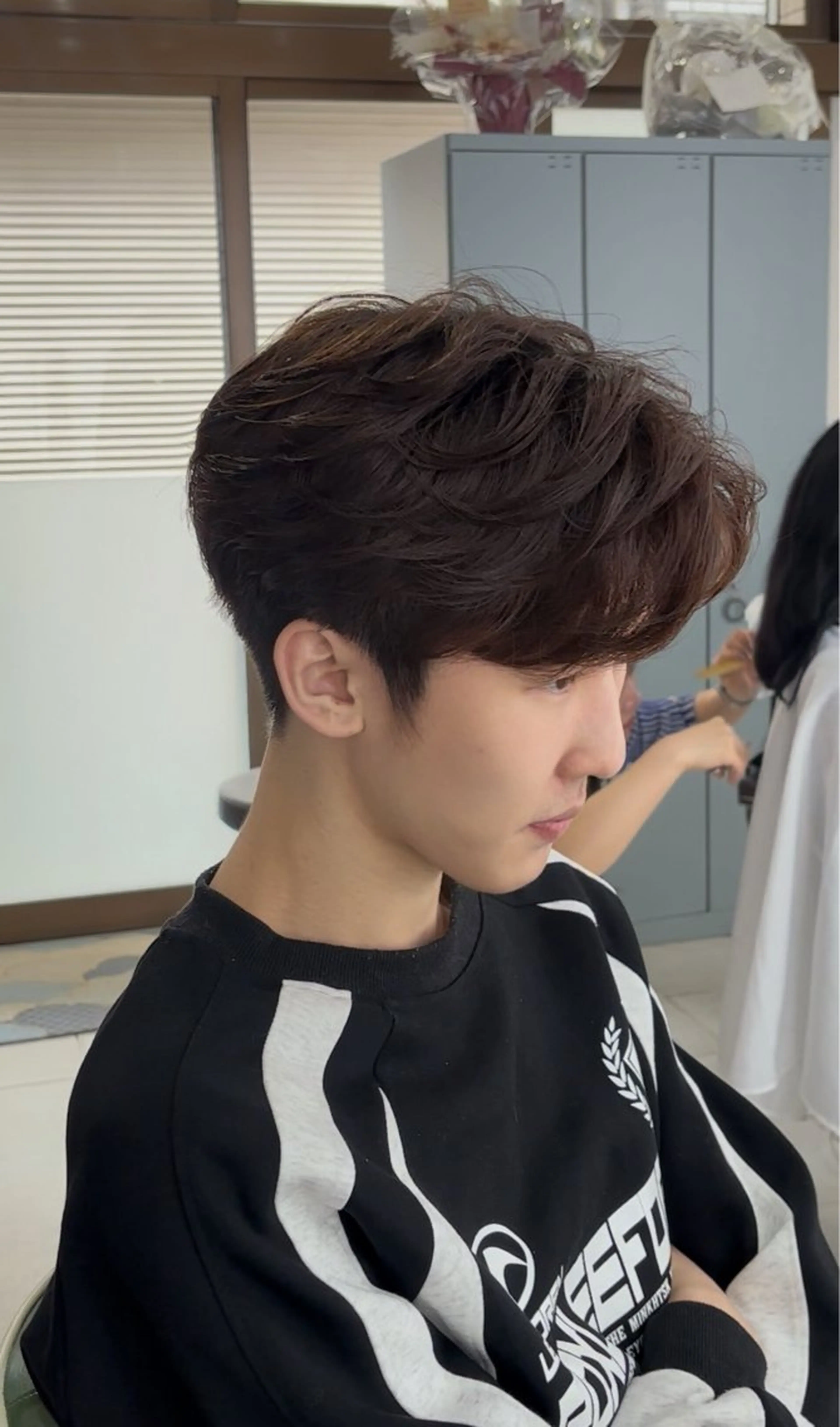 メンズ メンズ韓国風 メンズパーマ 田中 常校のヘアスタイル