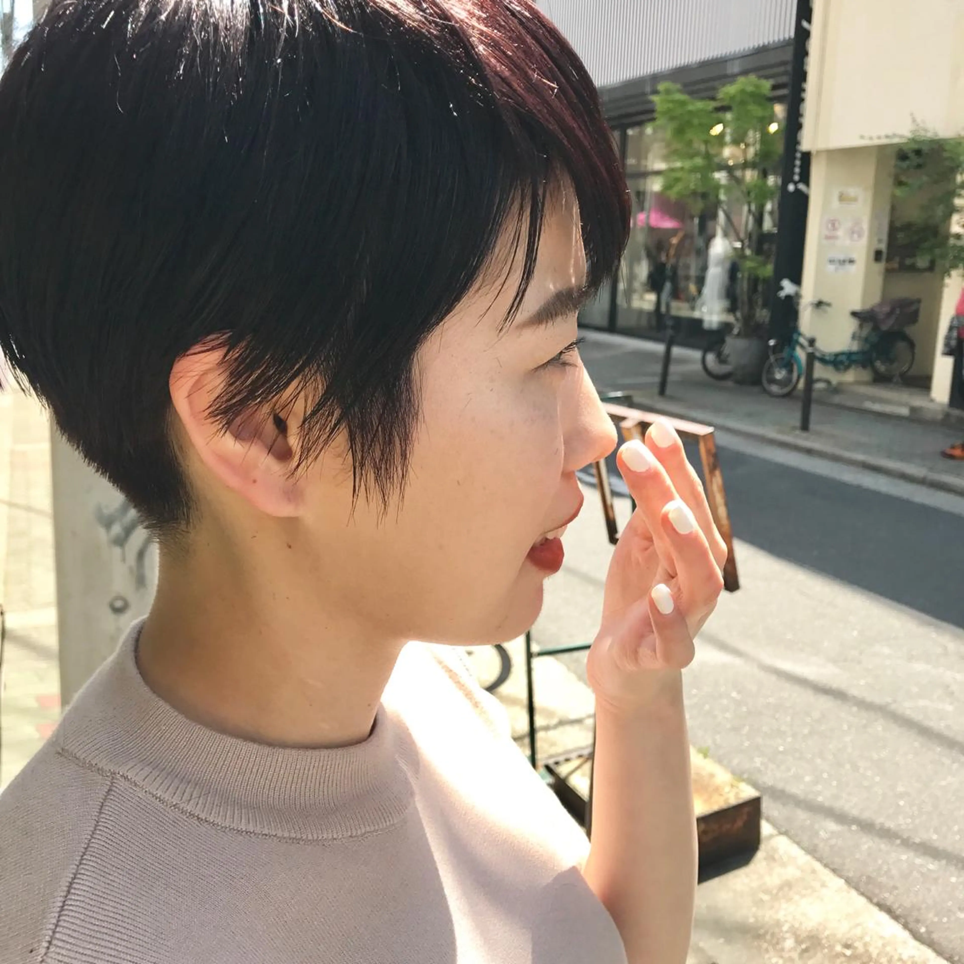 ショート analogue所属・u harukaのヘアスタイル