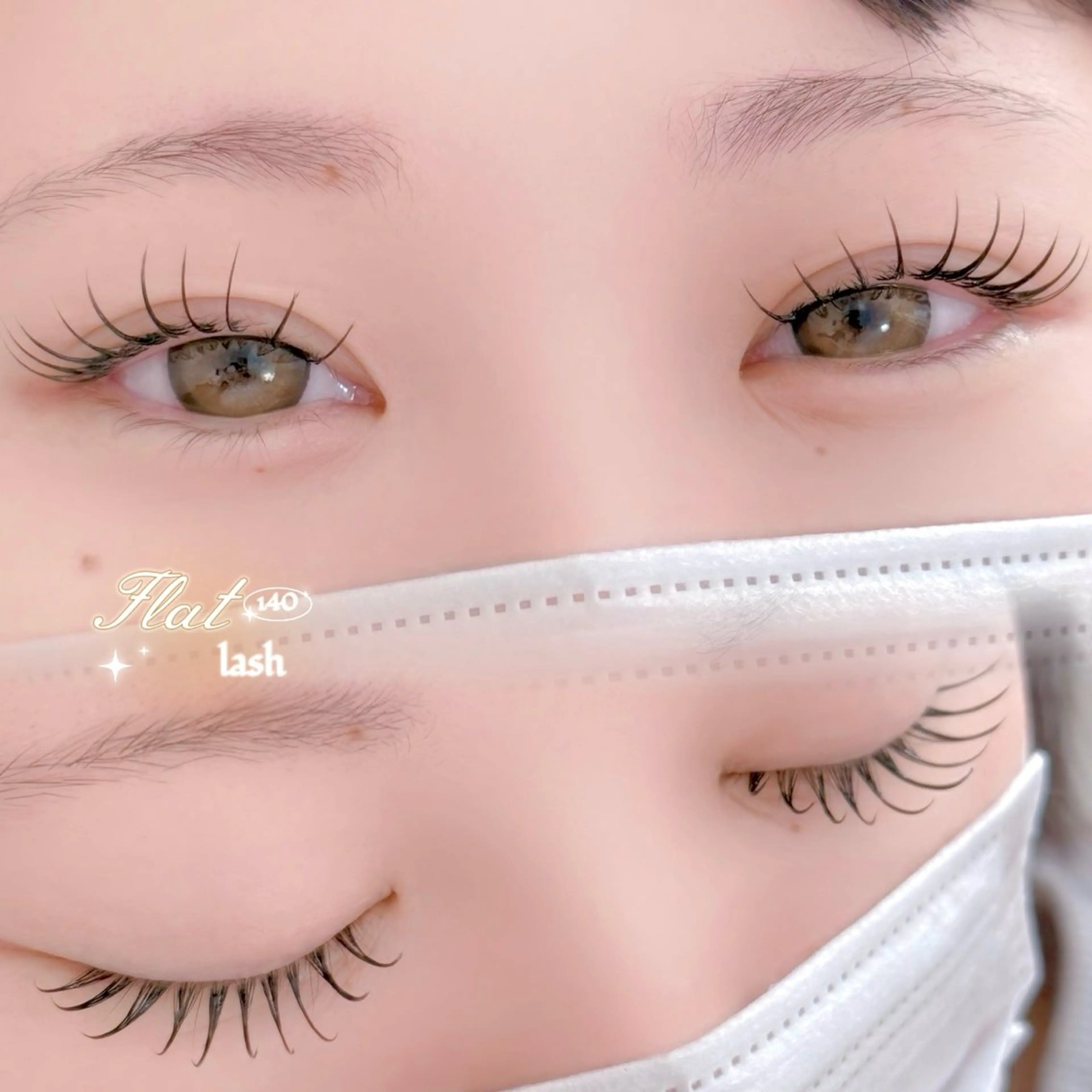 マツエク・マツパ Cカール ナチュラル マツエク Le'a福山 愛佳のマツエク・マツパデザイン