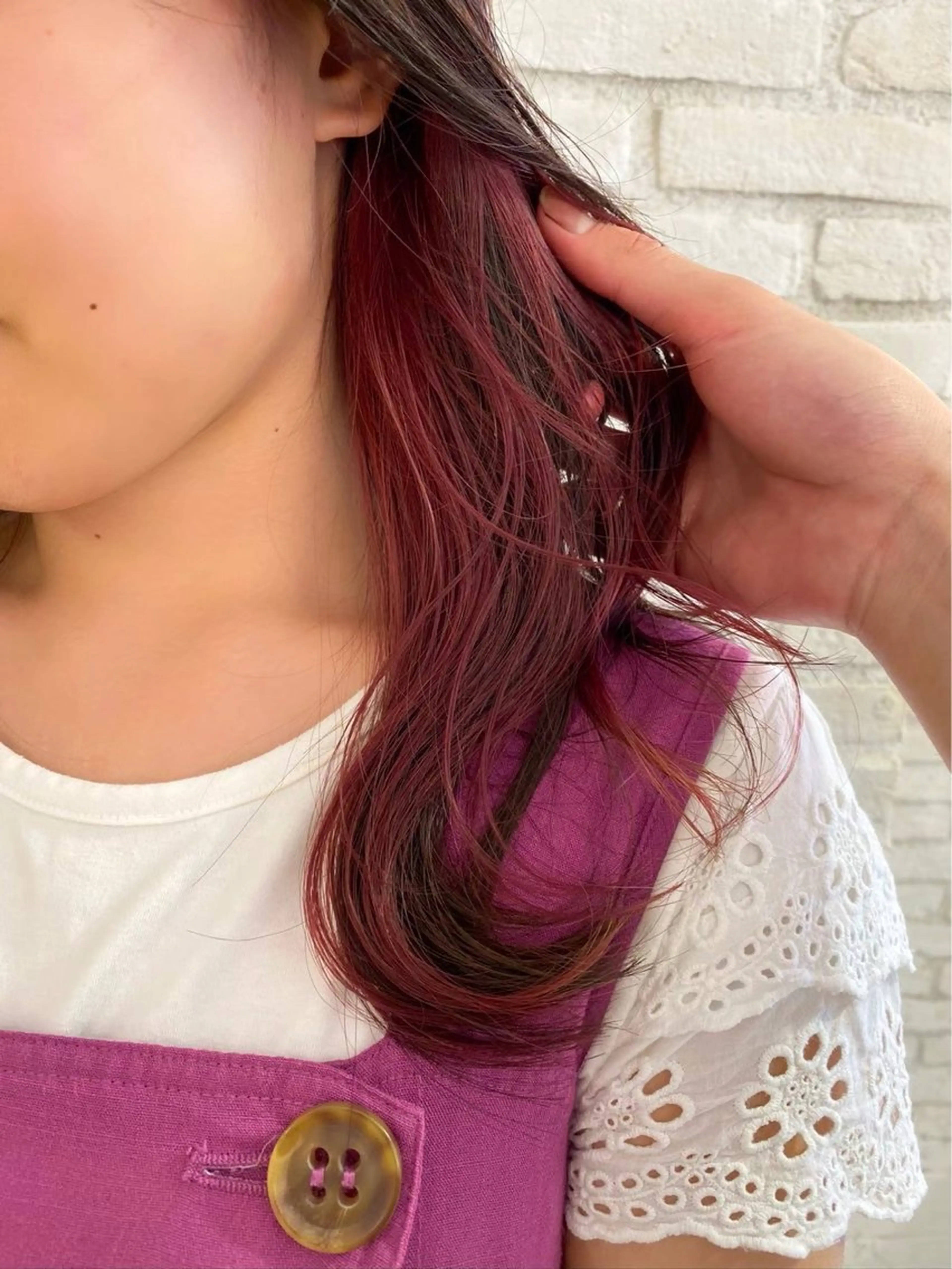 セミロング カラー 似合わせボブ🌺 艶髪特化💗村松優斗のヘアスタイル