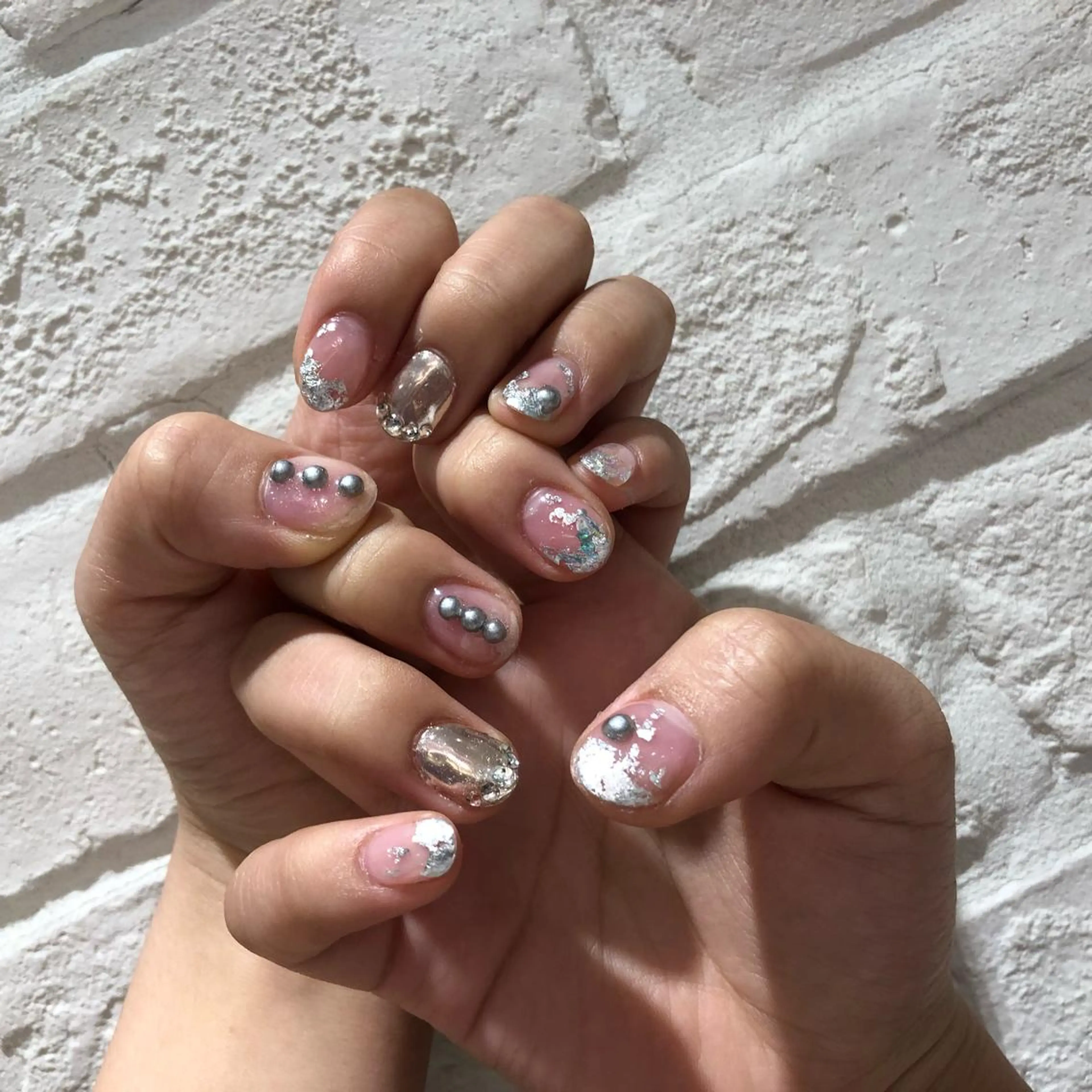 ネイル クリアネイル 河野 弥月のネイルデザイン