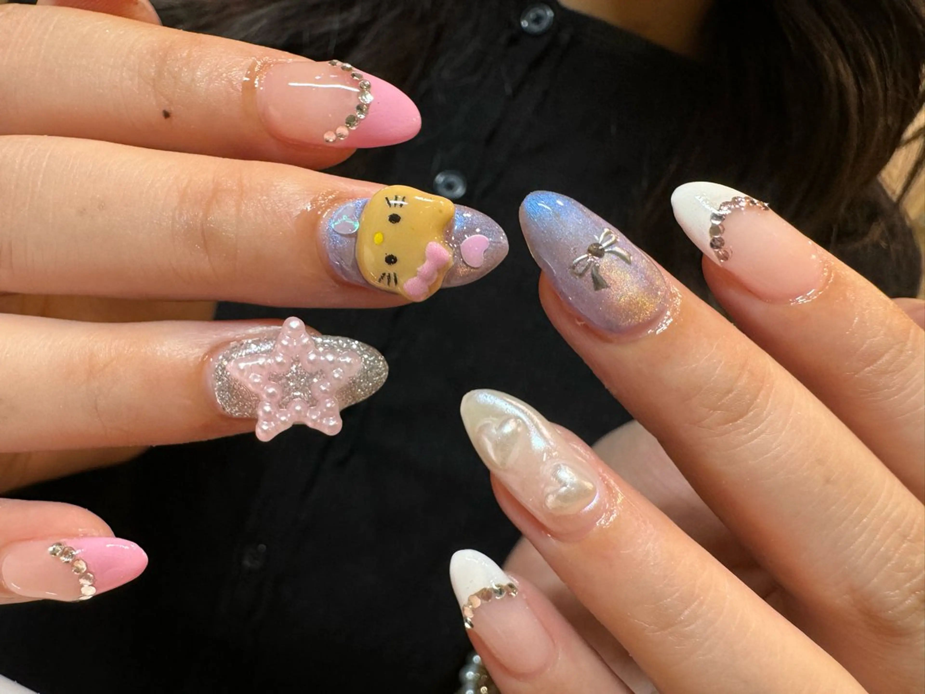 ネイル ロングネイル ハンドネイル tsumeasobi所属・tsumeasobi 🪬macoのネイルデザイン