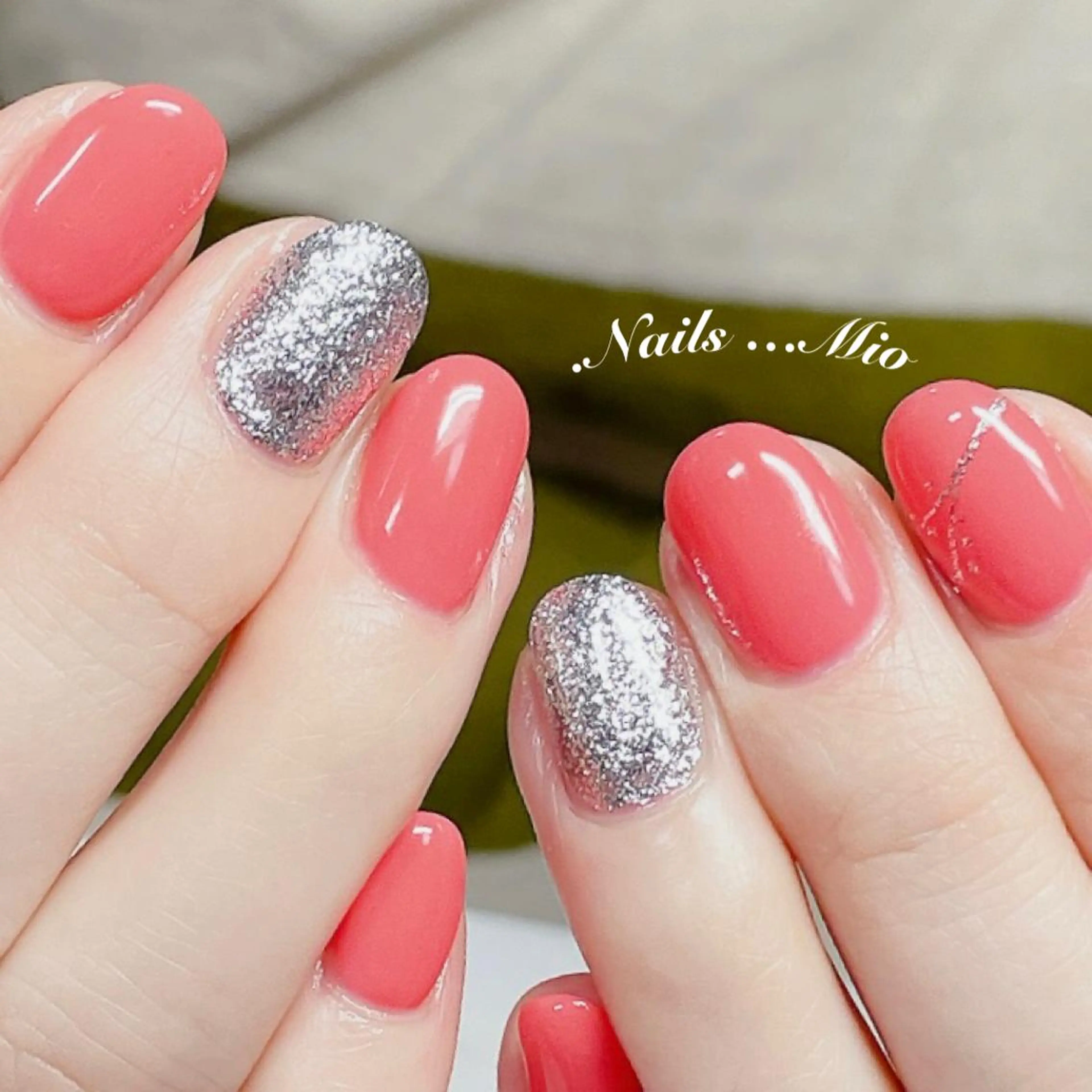 ネイル アートネイル ジェルネイル ワンカラーネイル .Nails Mio 赤羽西ネイルサロンのネイルデザイン