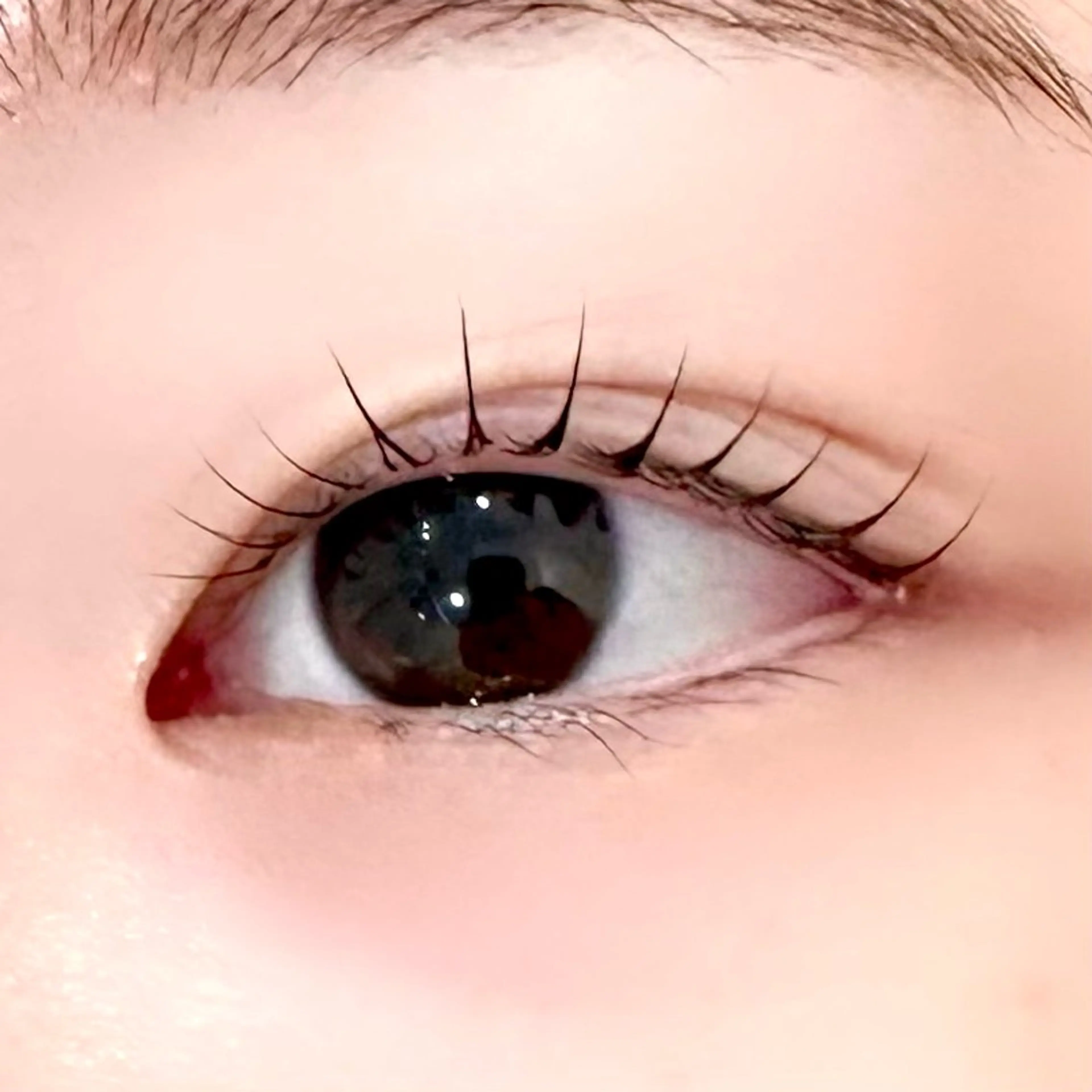 マツエク・マツパ 束感まつ毛 韓国風マツエク パリジェンヌラッシュリフト まつげパーマ 一重×まつ毛パーマ 渋谷／束感まつげ パーマ／YUKIのマツエク・マツパデザイン