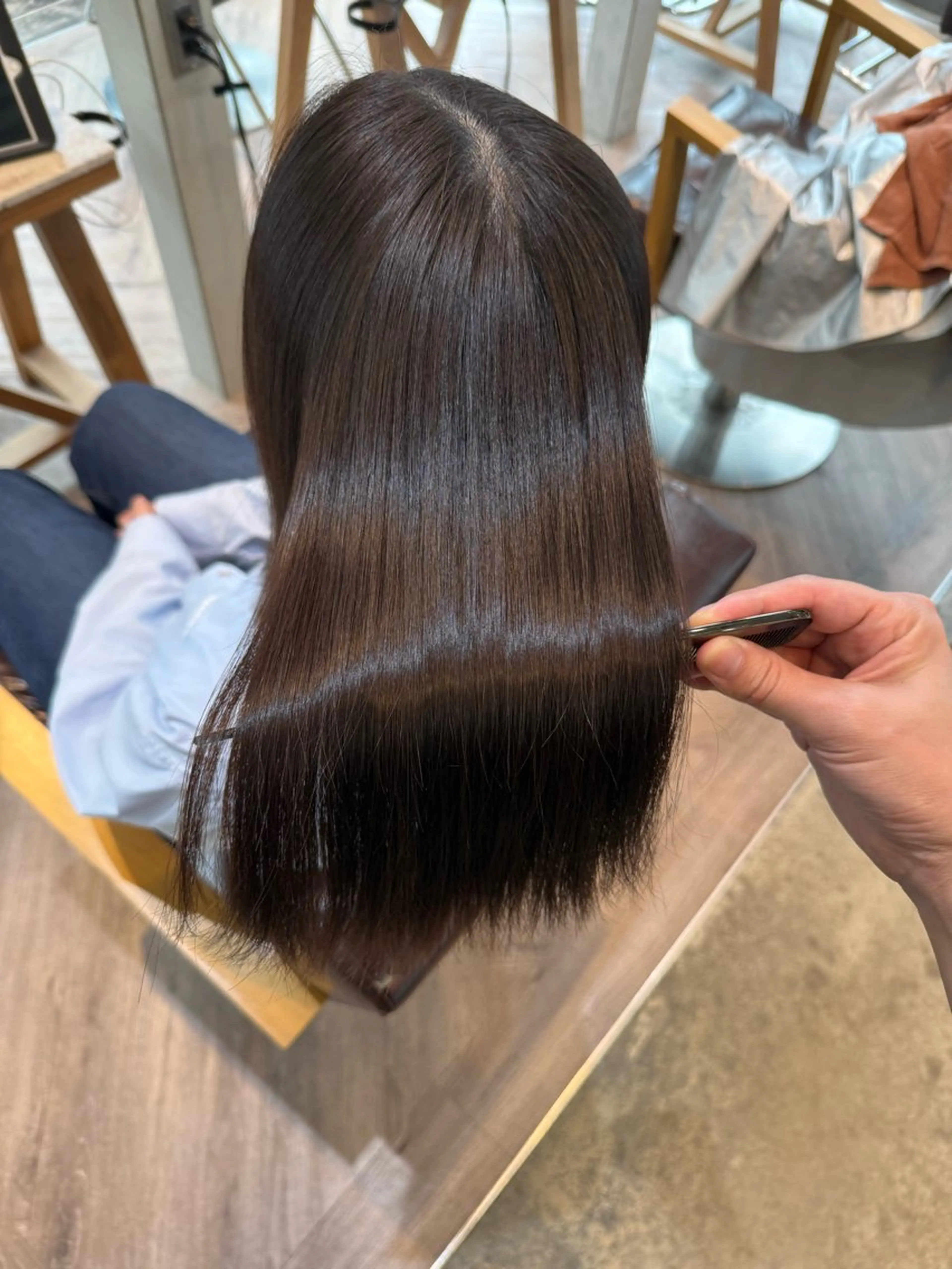 ミディアム 濱田 光希のヘアスタイル