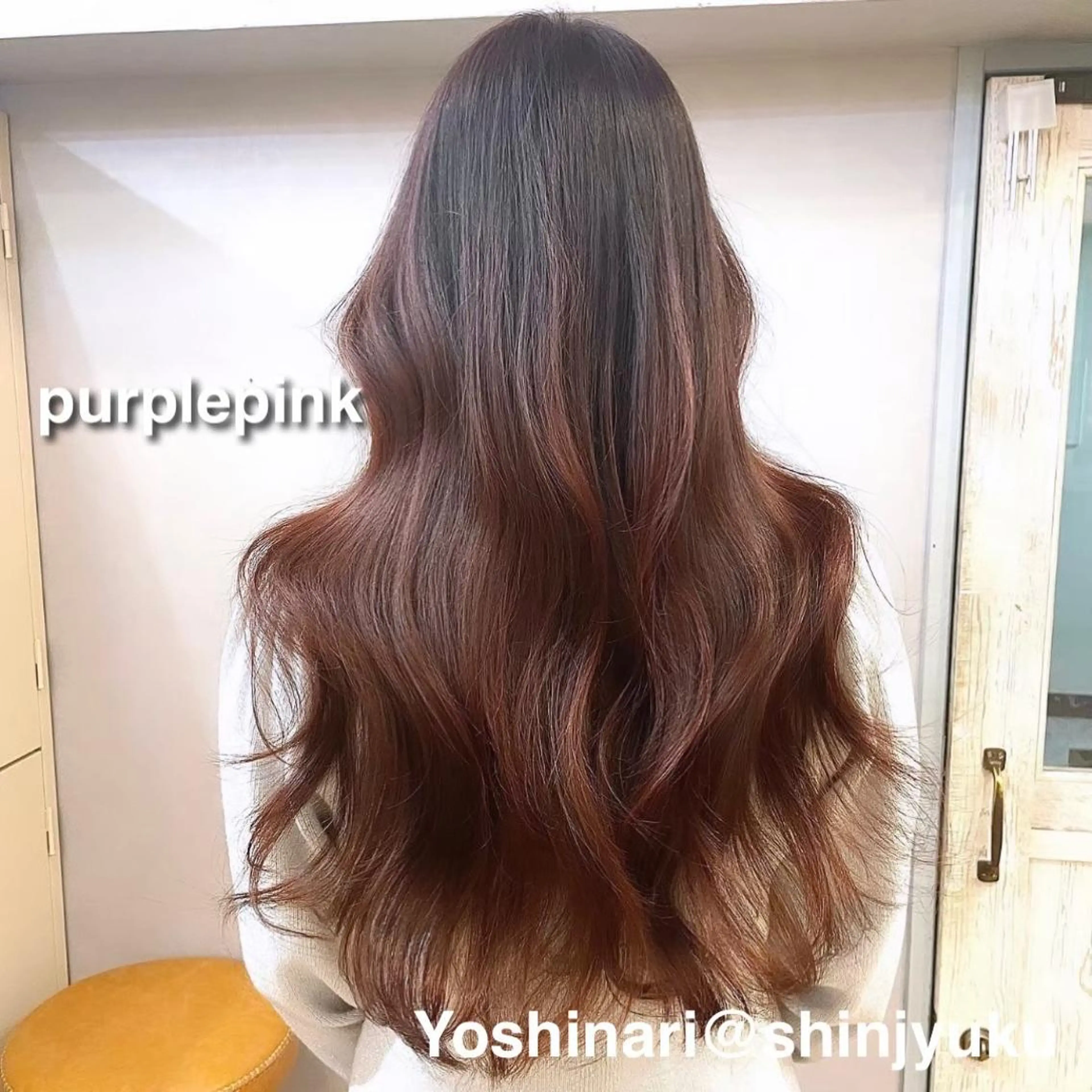 ロング カラー パーマ ヘアアレンジ メンズ ヘアカラー ワット 原宿のヘアスタイル