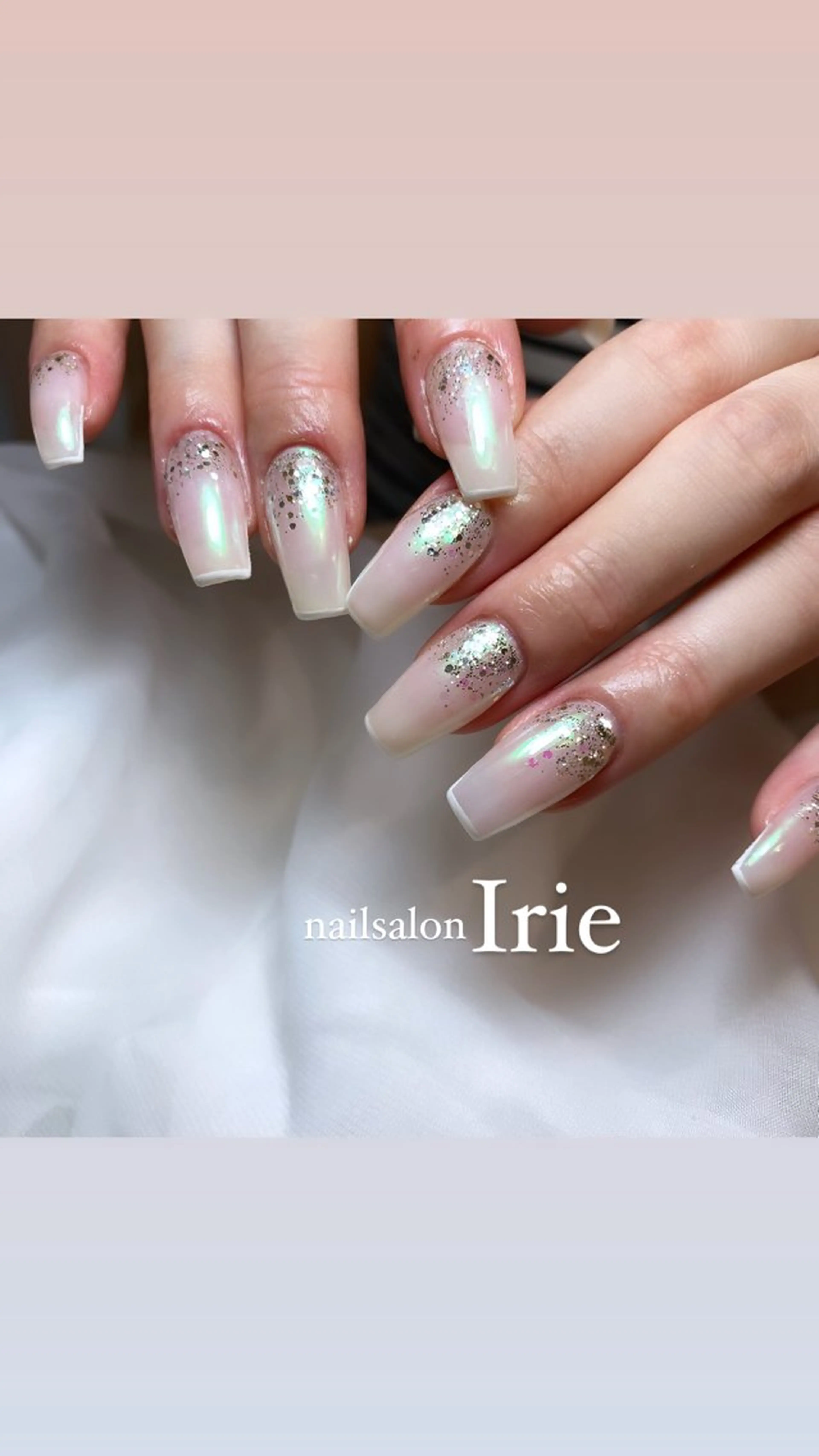 ロング ハンドネイル 清水 絵里奈のネイルデザイン