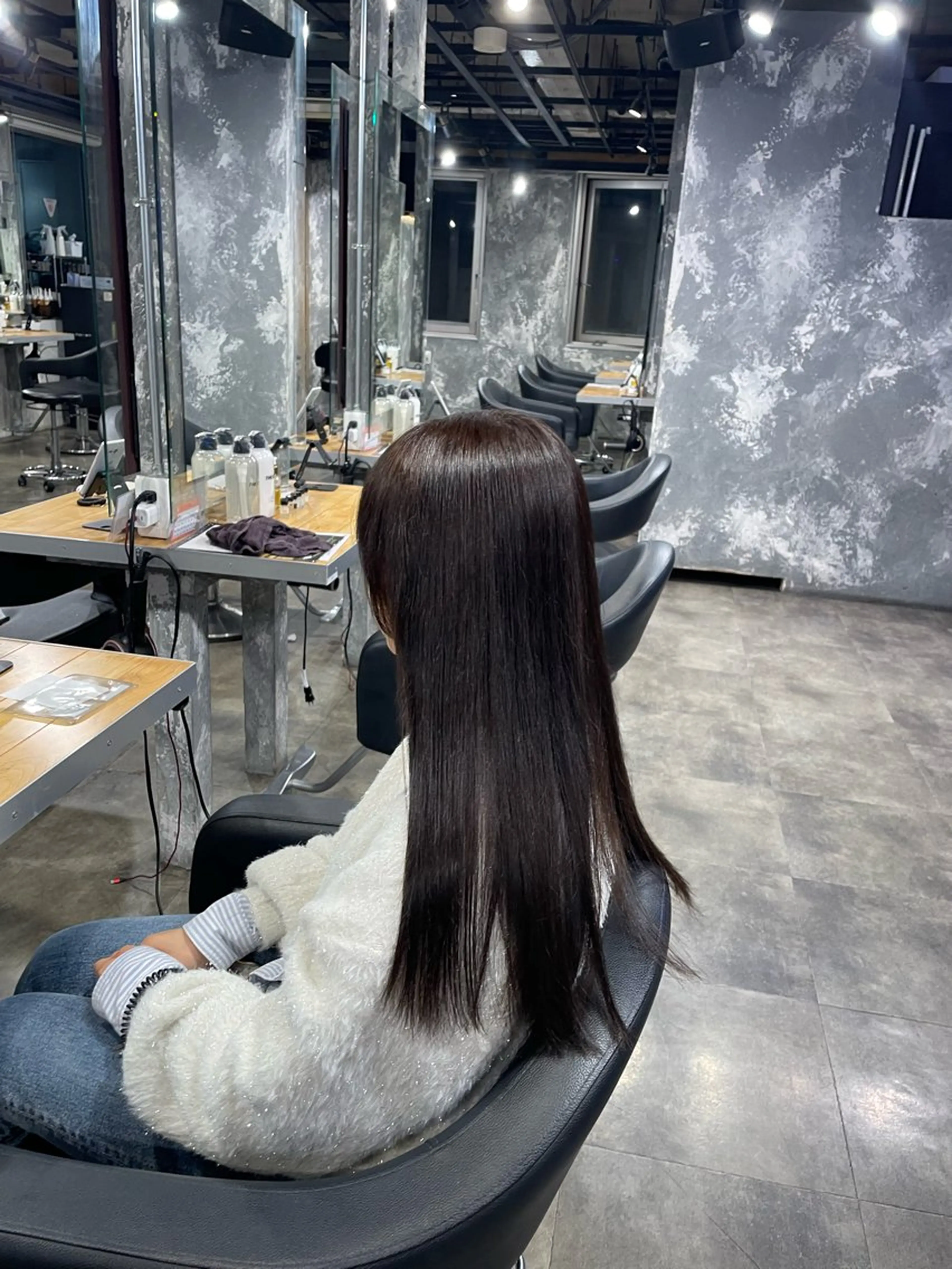 カラー ヘアカラー ヘアセット 🤍透明感韓国 レディ/まりん🤍のヘアスタイル