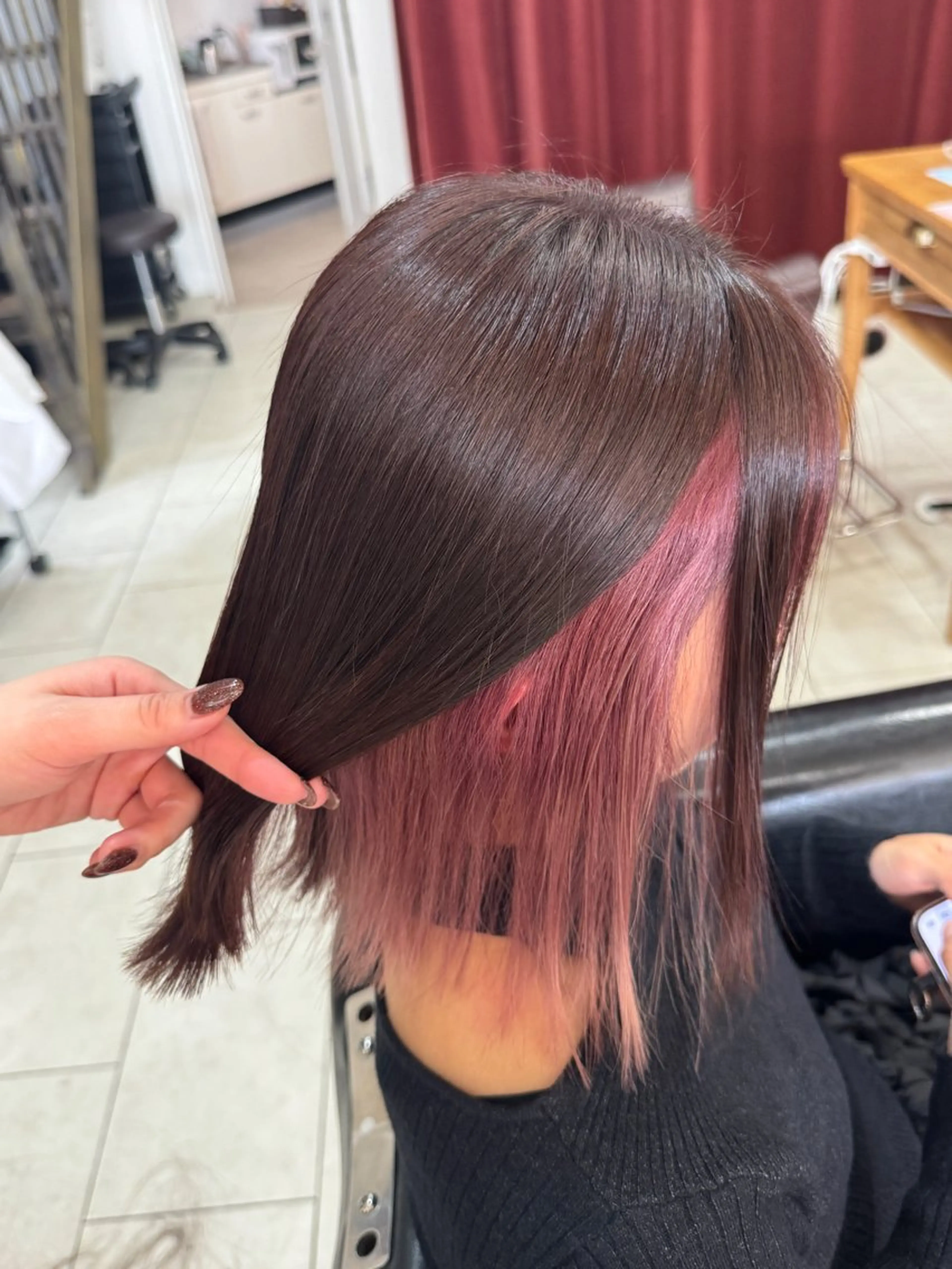 ミディアム カラー glory/明笑 モデル募集中🎀のヘアスタイル