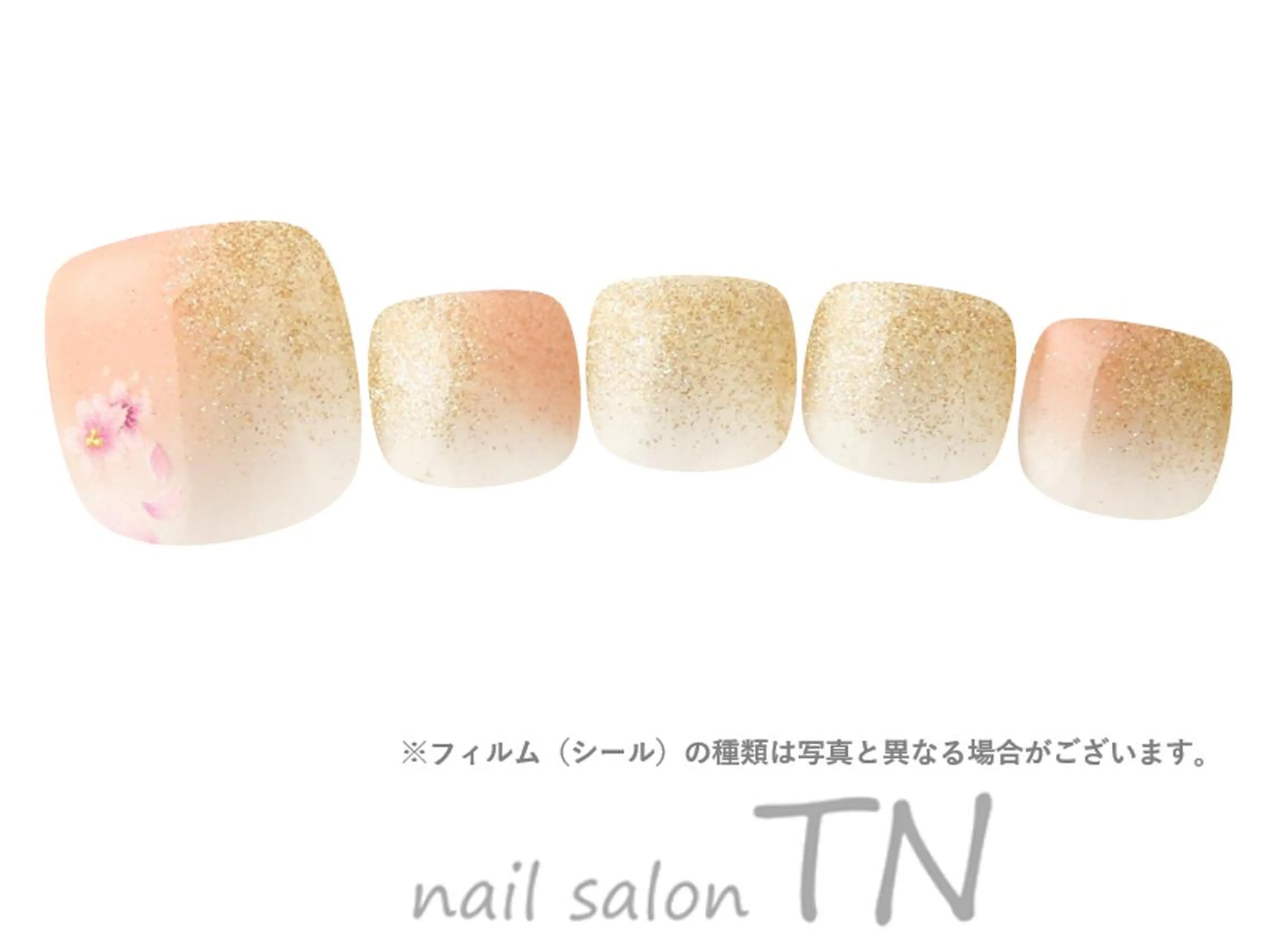 【Jr.ネイリスト】フット☆【自店】オフ込み☆定額6900円　4500円→半額の写真