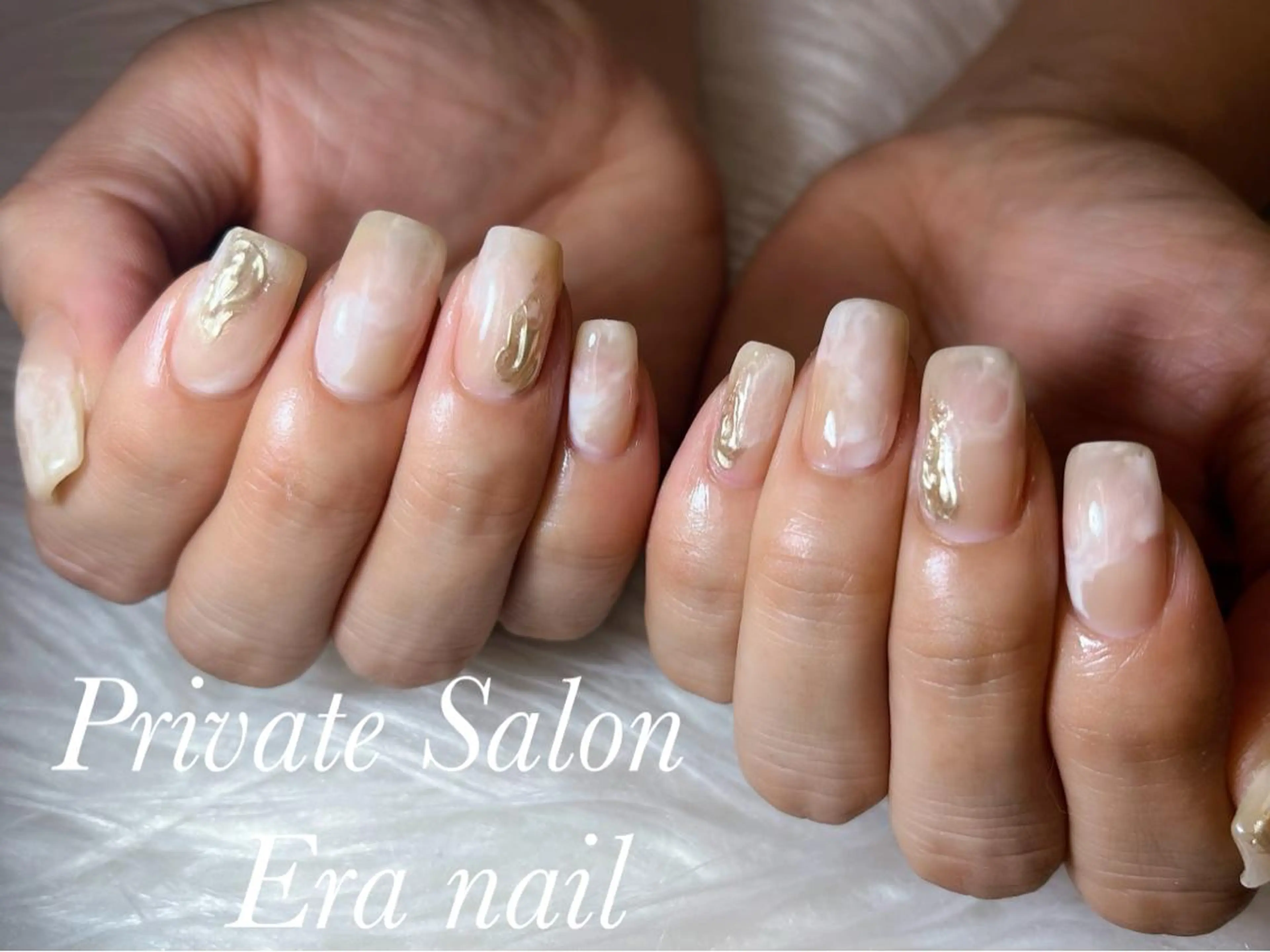ネイル ミラーネイル ニュアンスネイル Era nailのネイルデザイン