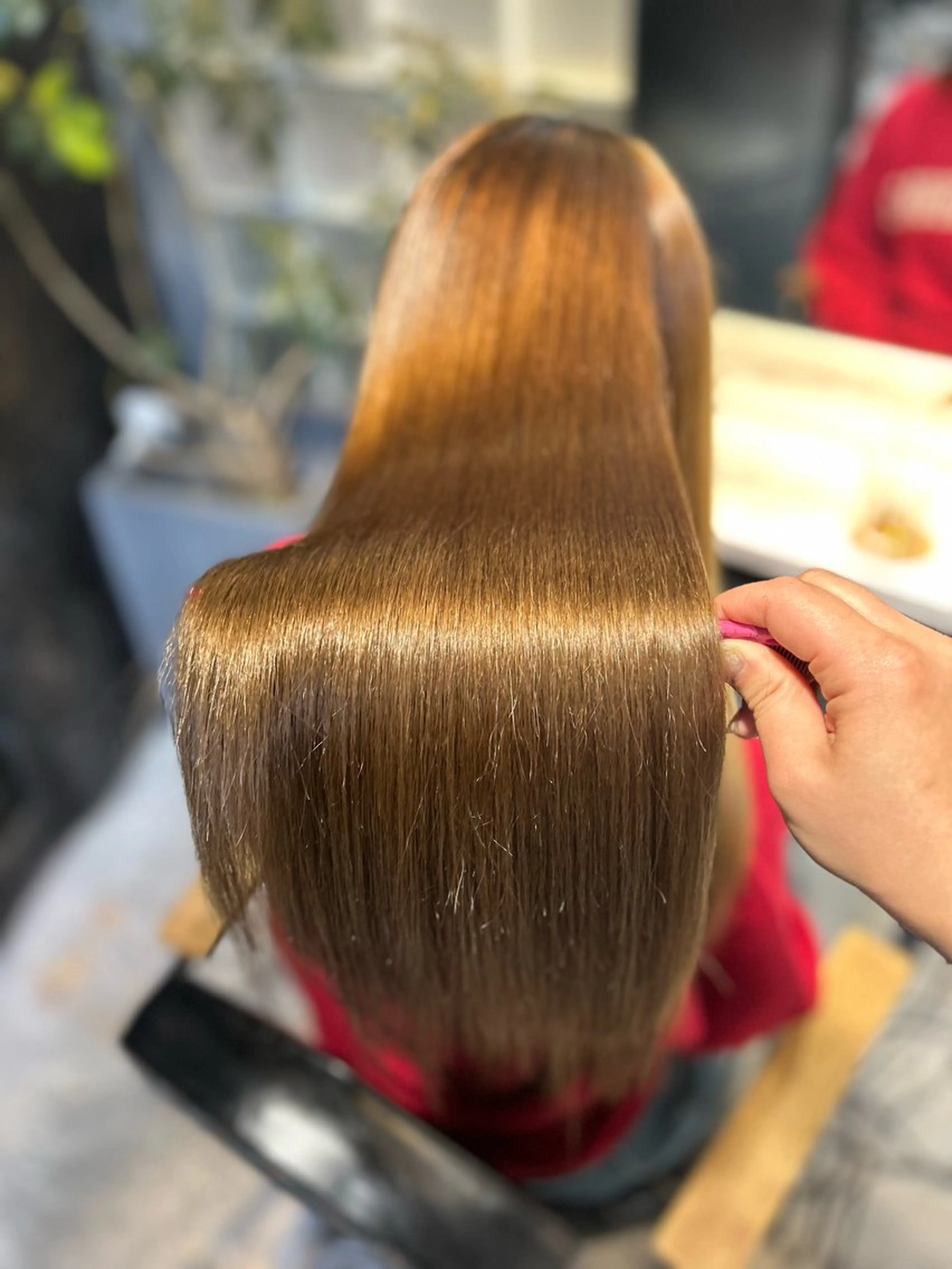 ロング ロング 縮毛矯正 🌷ブリーチ縮毛矯正 /mina🌷のヘアスタイル