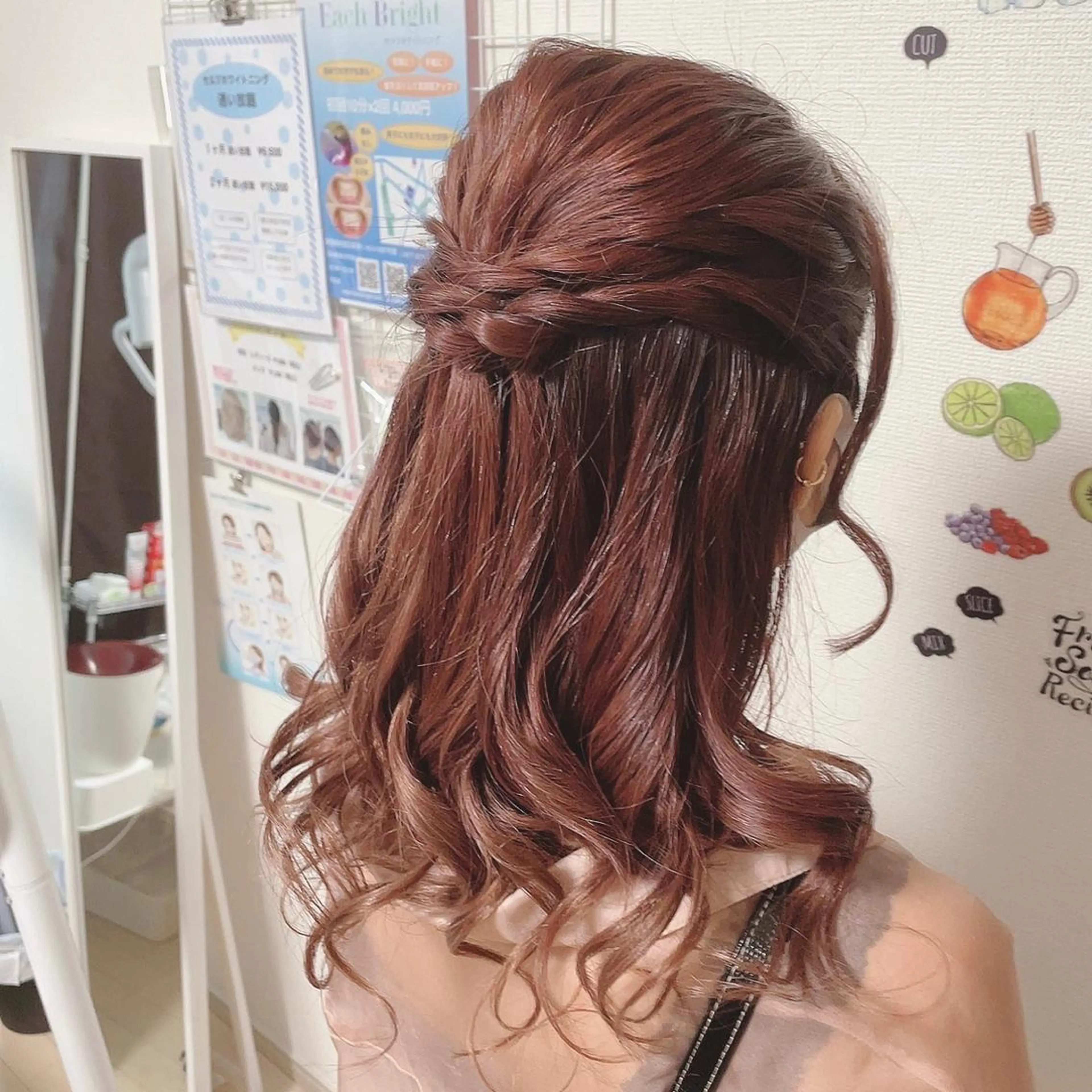 ヘアアレンジ ハーフアップ イーチブライト EachBrightのその他イメージ