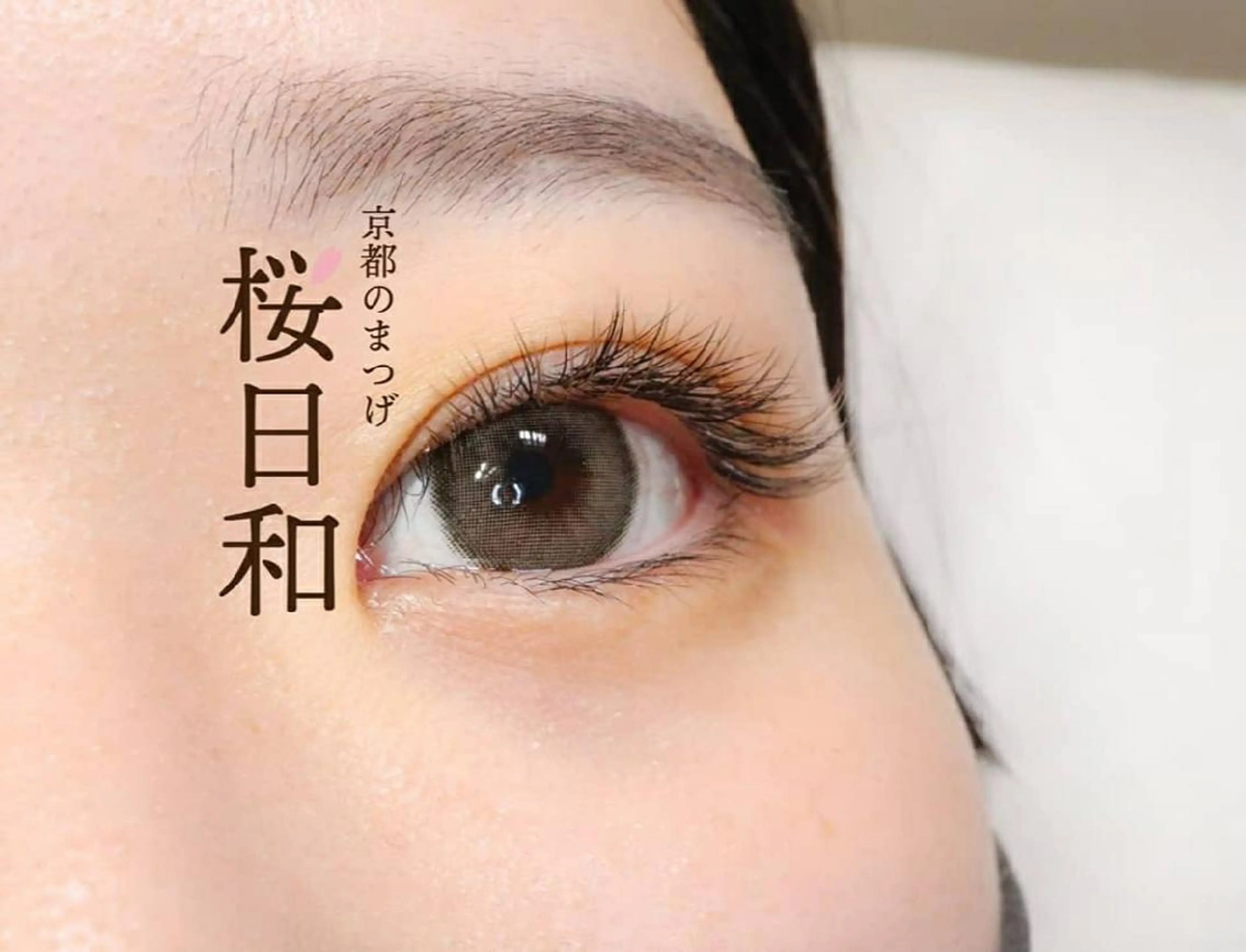 マツエク・マツパ フラットラッシュ 京都のまつげ桜日和 小島美桜のマツエク・マツパデザイン