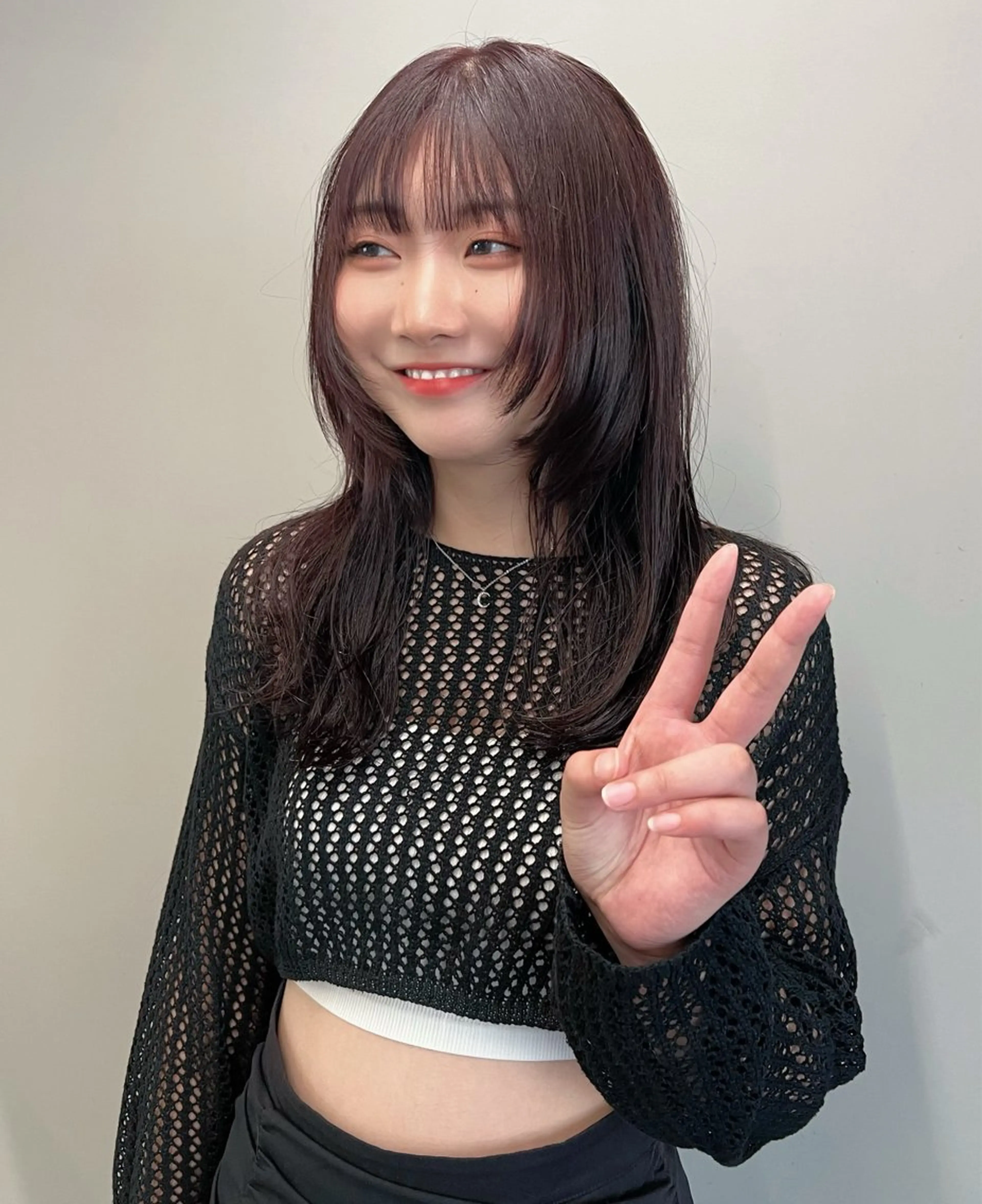 ロング カット ヘアカラー 🐺立川のウルフ屋 さん🐺おかみ🐺のヘアスタイル