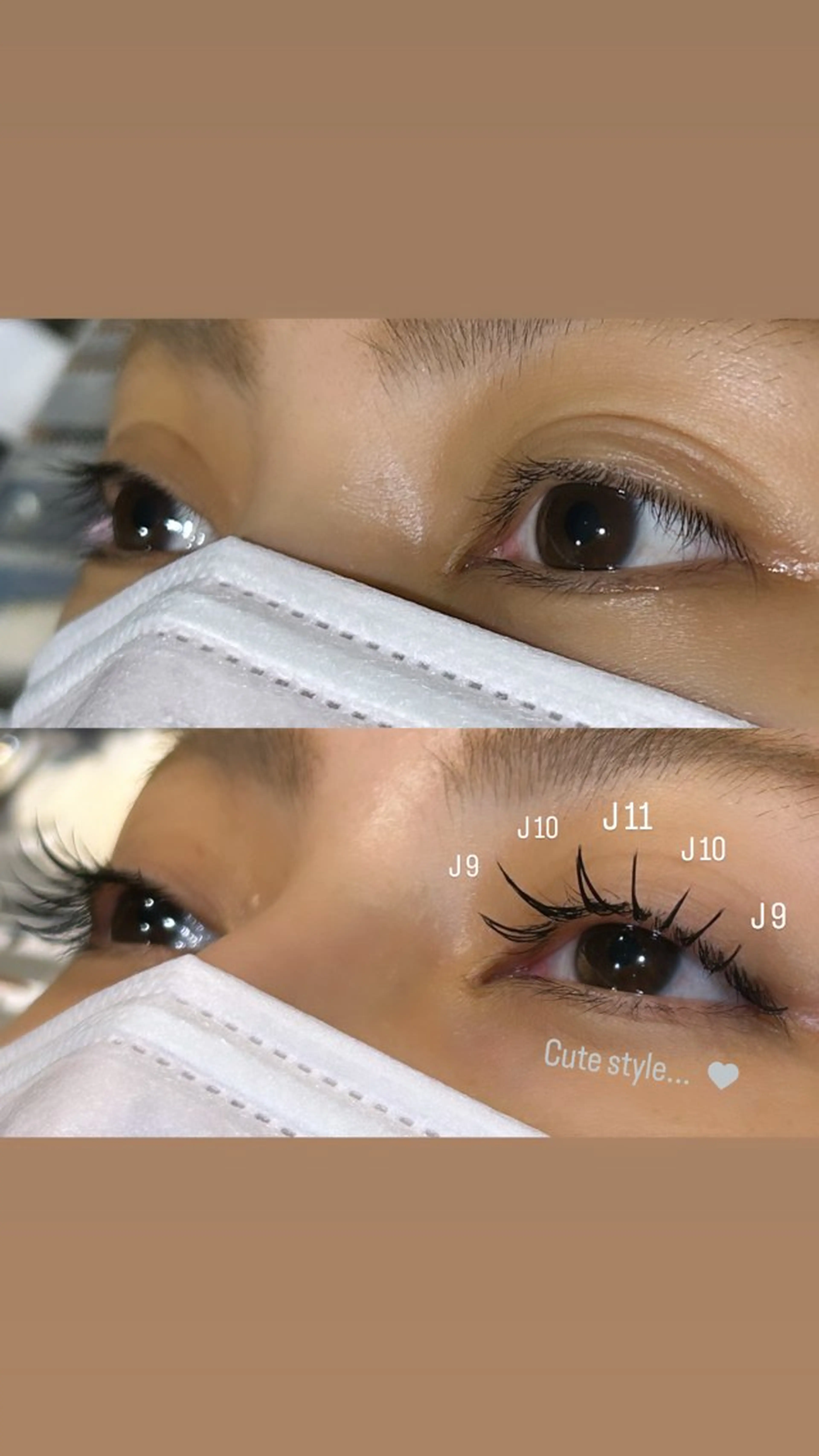 マツエク・マツパ キュート 🩷ྀི中村 ほのか🧸🌷のマツエク・マツパデザイン