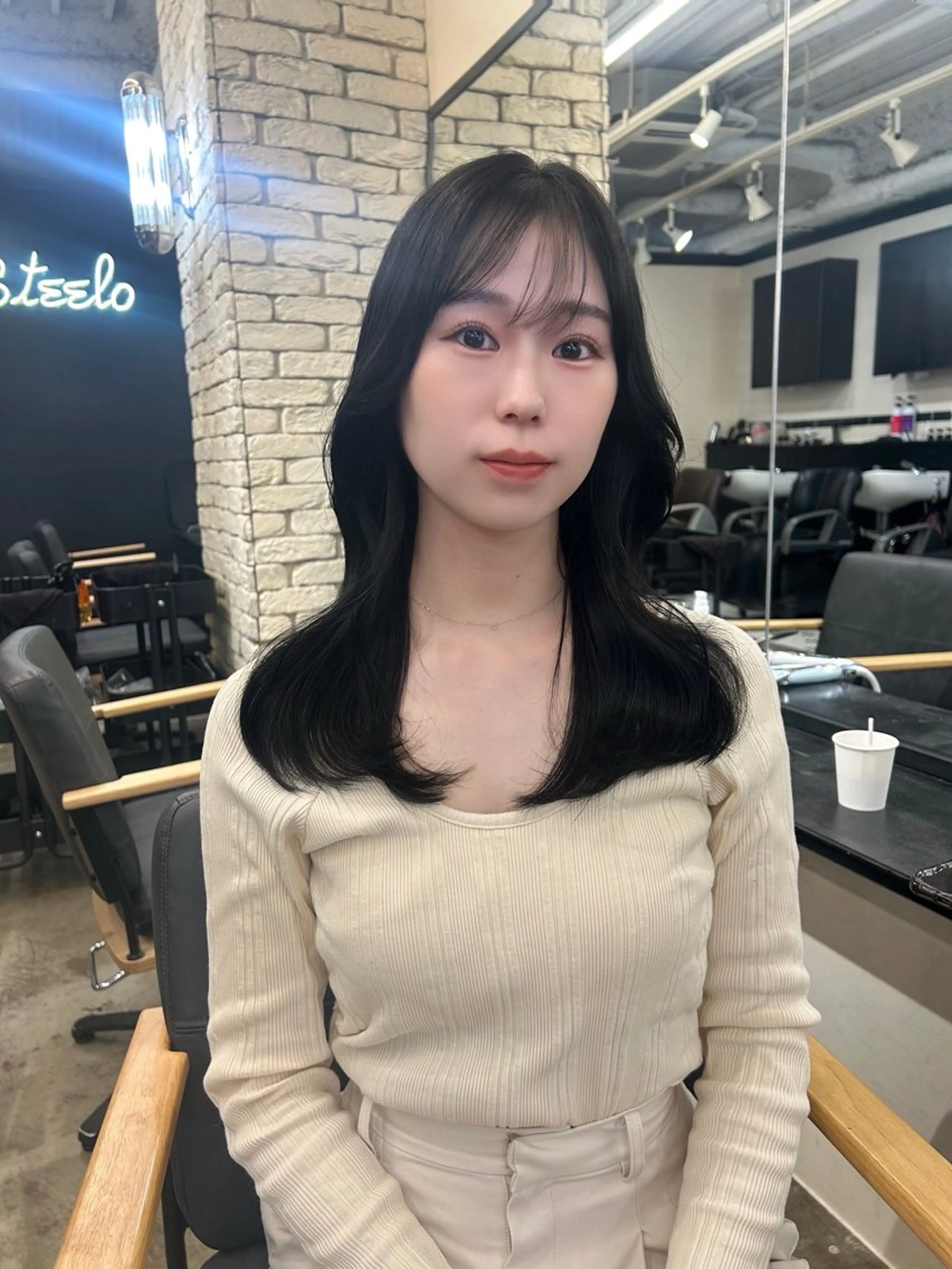 ロング カラー カット ヘアカラー トリートメント 地毛風艶カラー🌿 喜多夏海のヘアスタイル